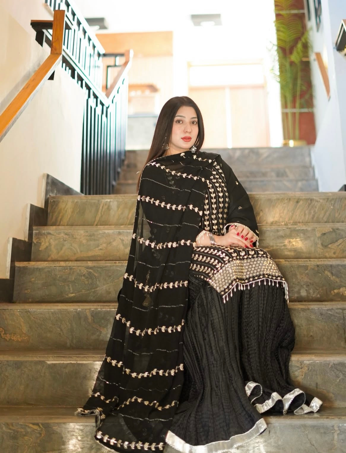 Party Wear Beautiful Top-Sarara And Fancy Dupatta