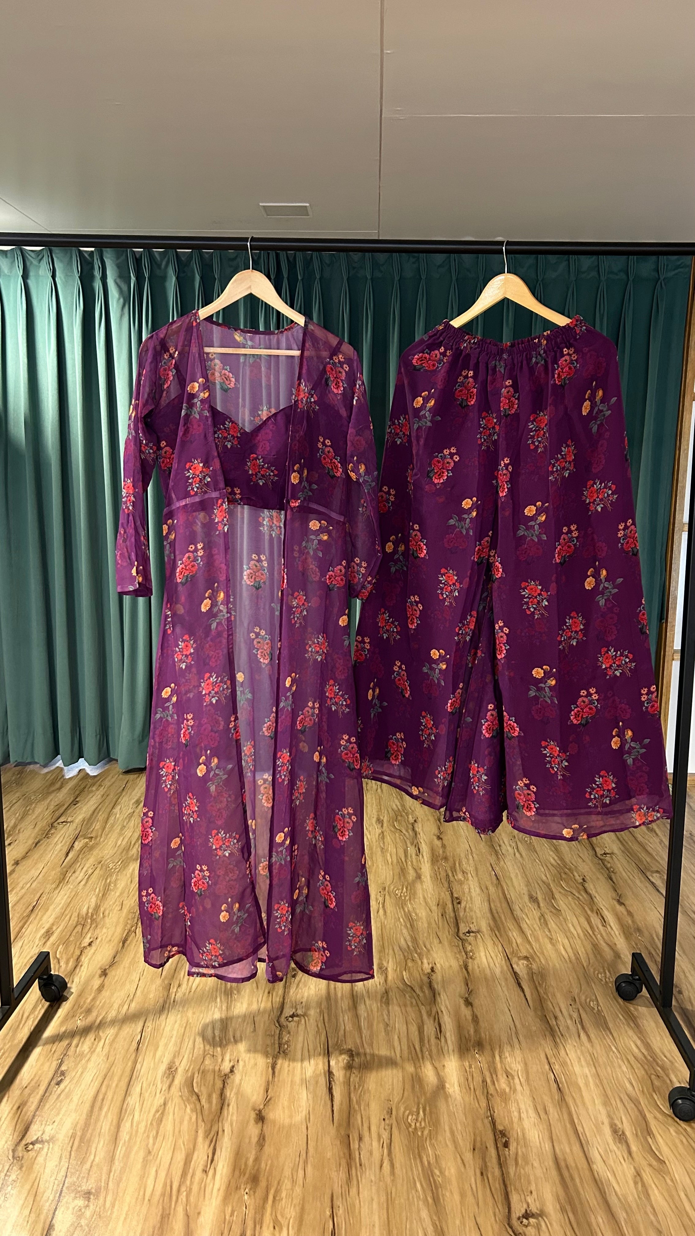 Party Wear Beautiful Indo Western With Digital Print