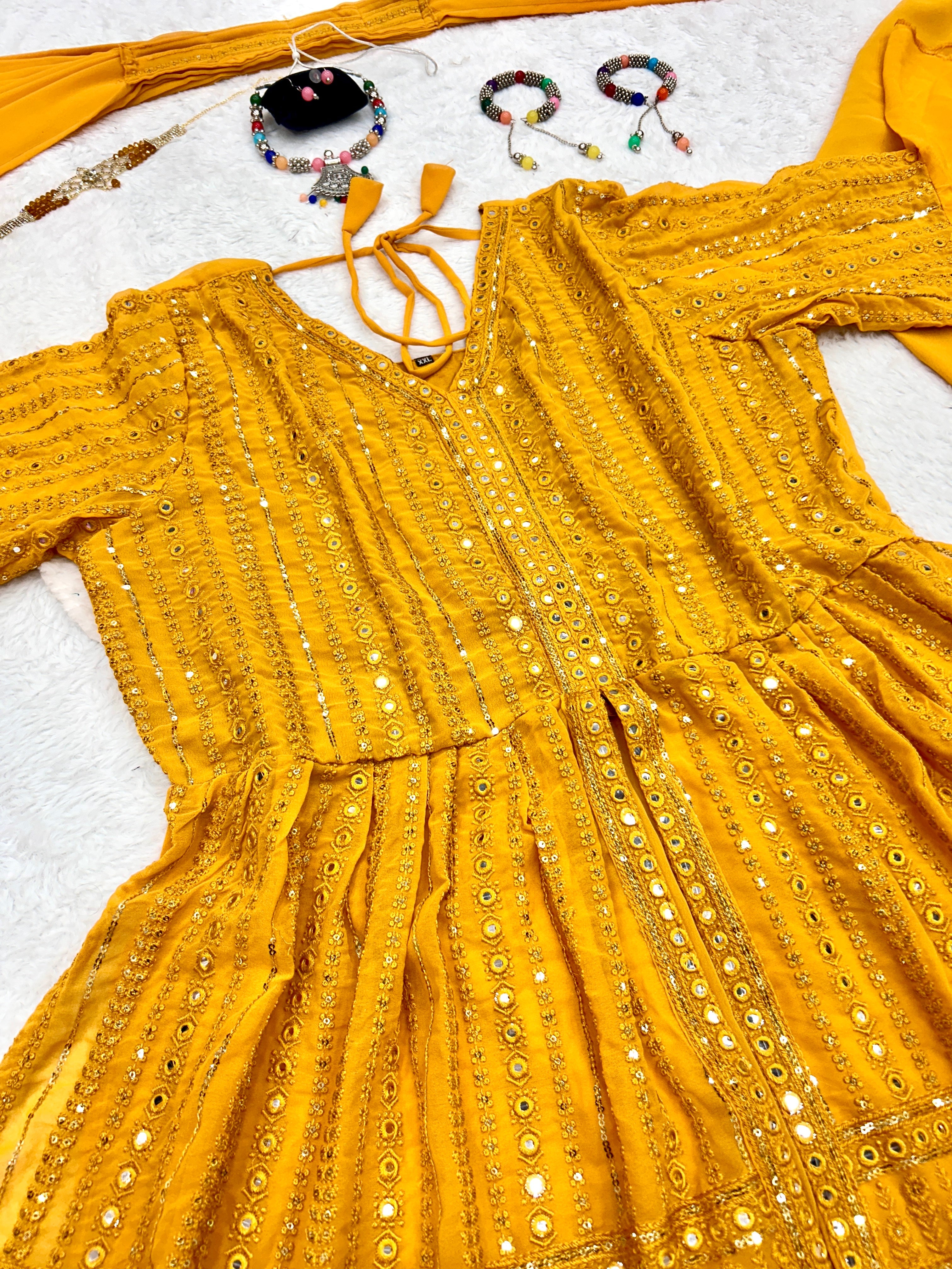 Party Wear Designer Top-Bottom And Fancy Dupatta