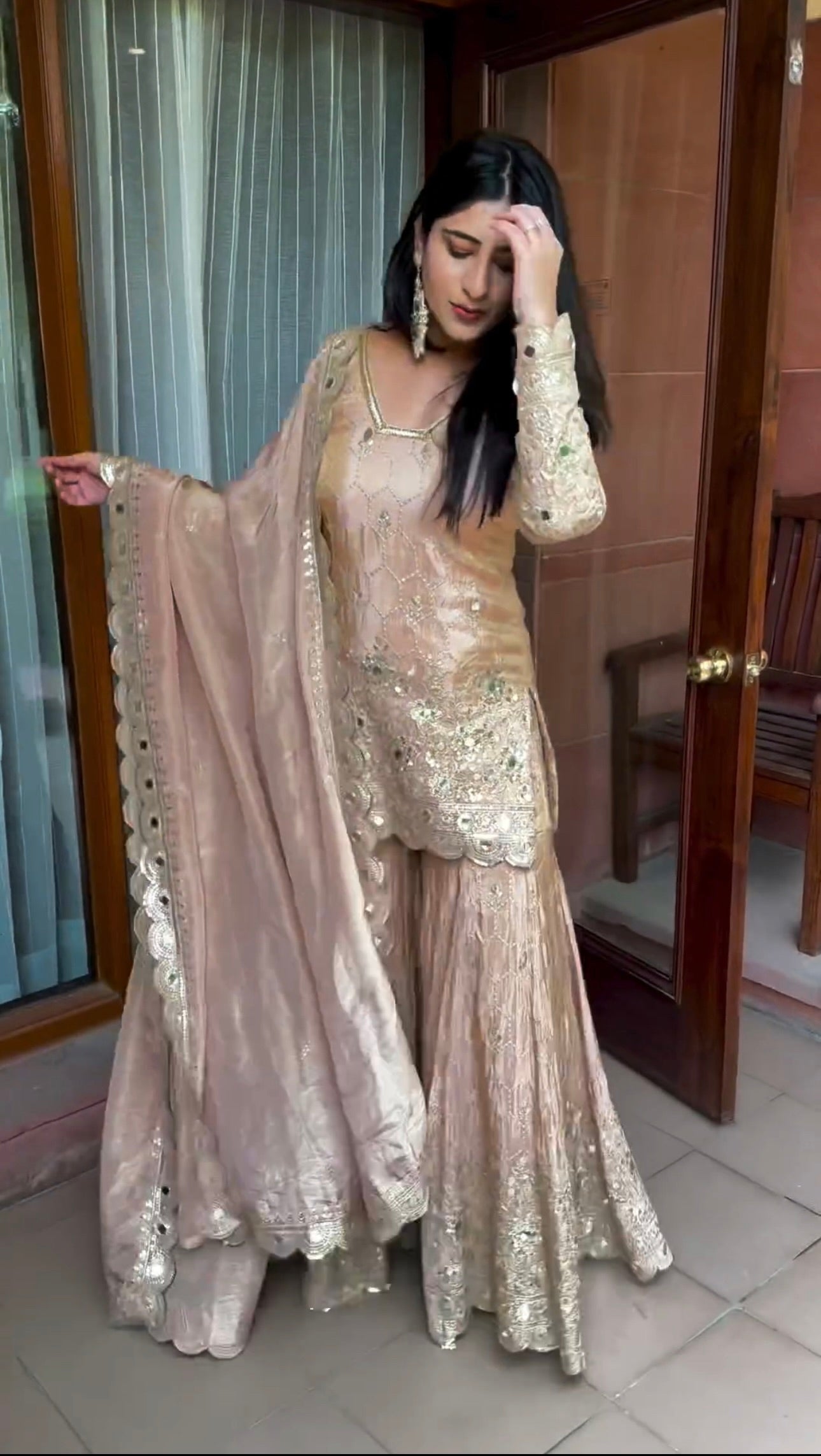 Beautiful Party Wear Top-Bottom And Dupatta