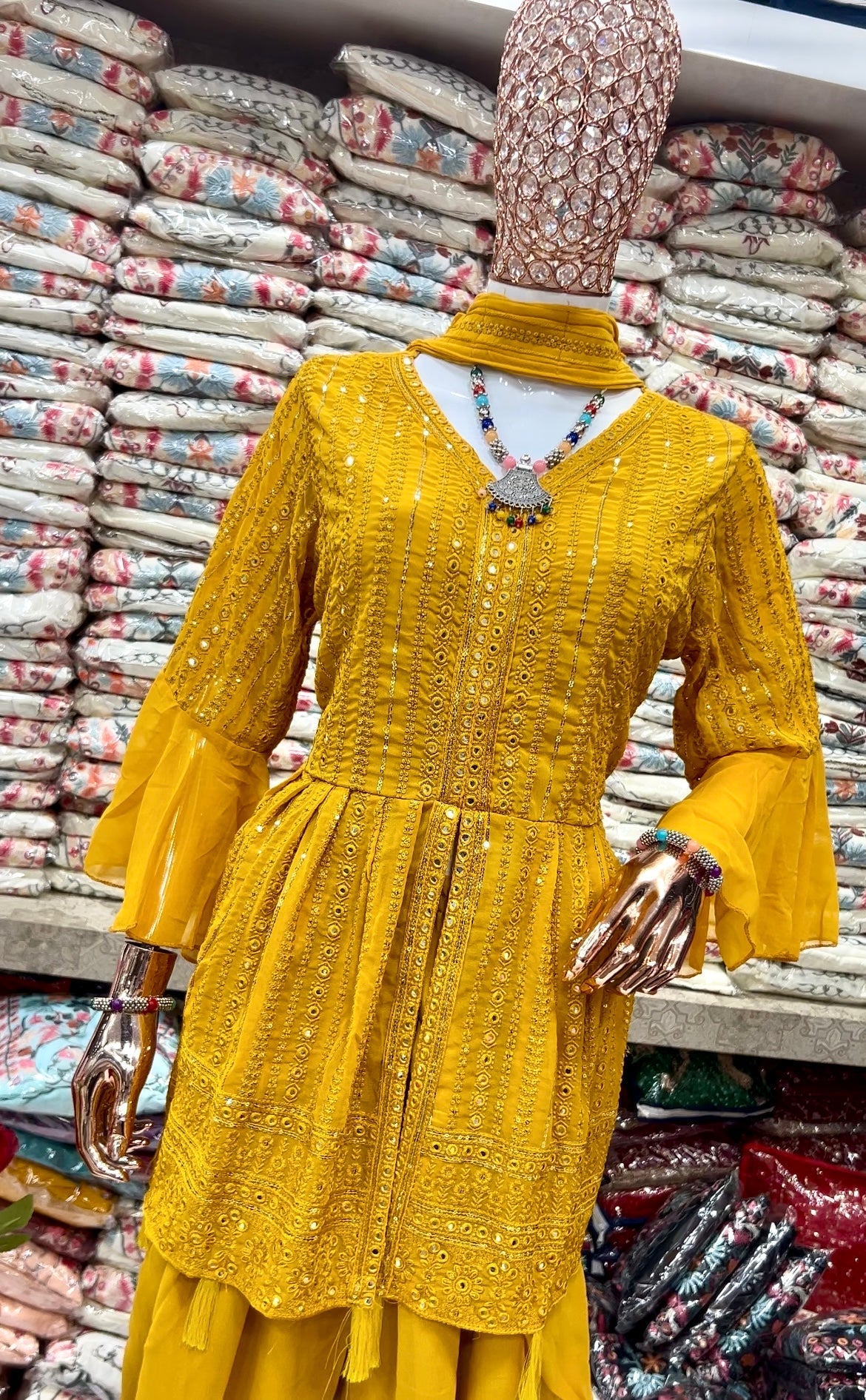 Party Wear Designer Top-Bottom And Fancy Dupatta