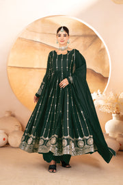 Party Wear Beautiful Anarkali Suit, Pent And Dupatta