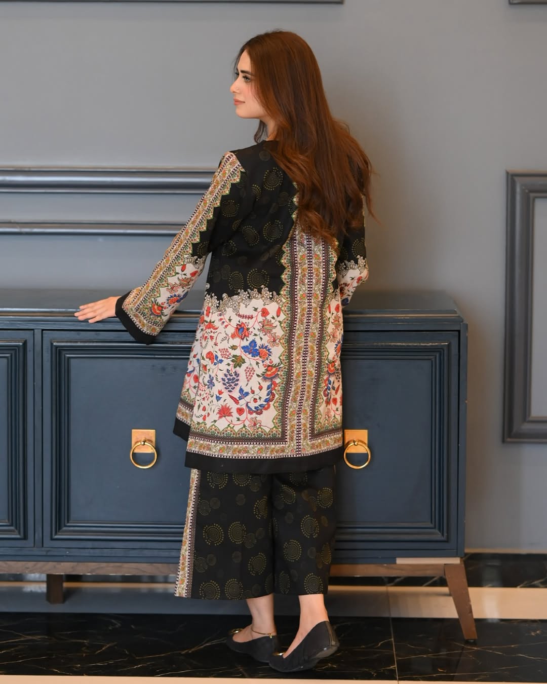 Designer Party Wear Look Top & Plazzo Co-ords Set