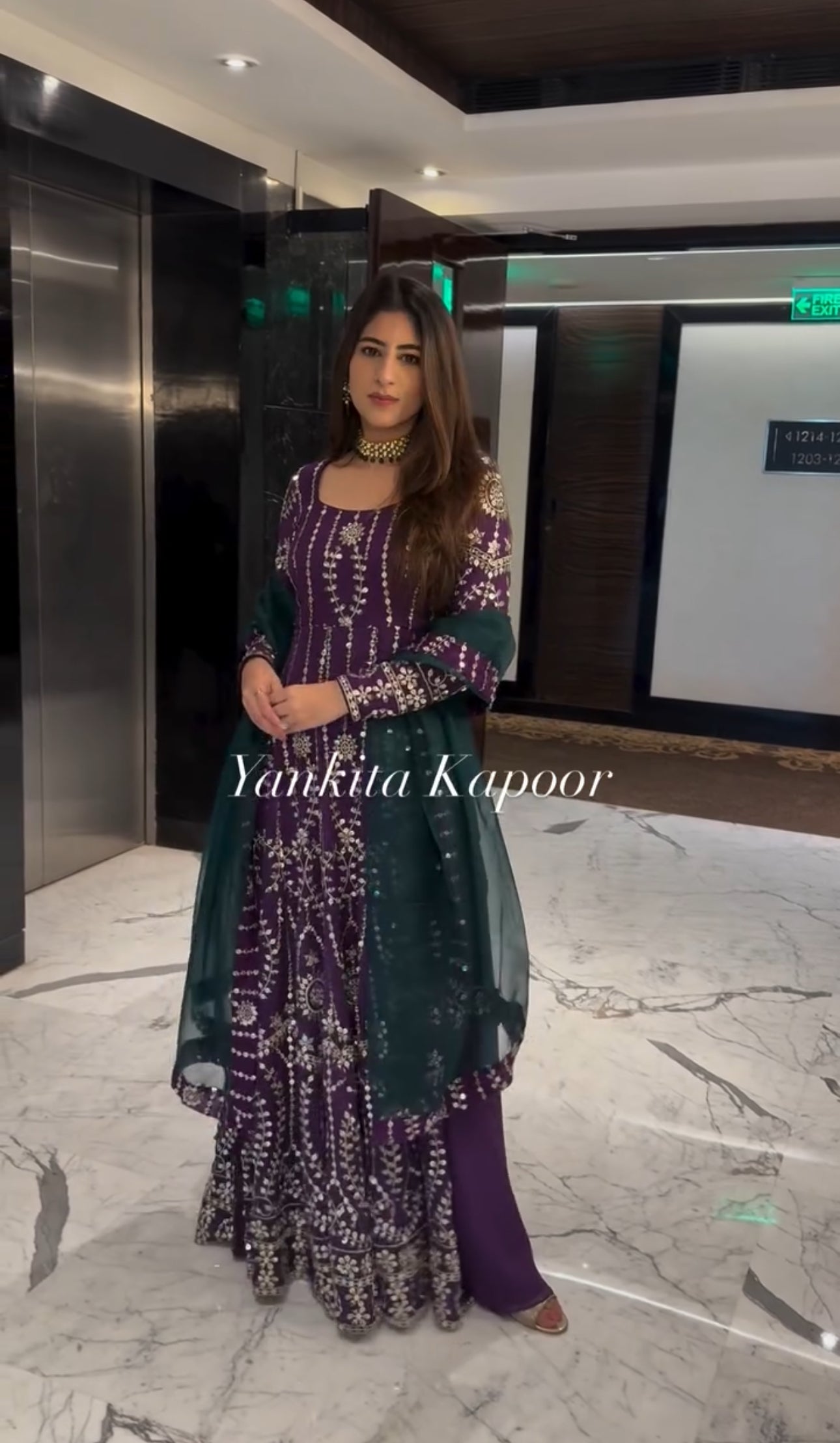 Beautiful Top-Bottom And Dupatta With Heavy Embroidery Sequence Work