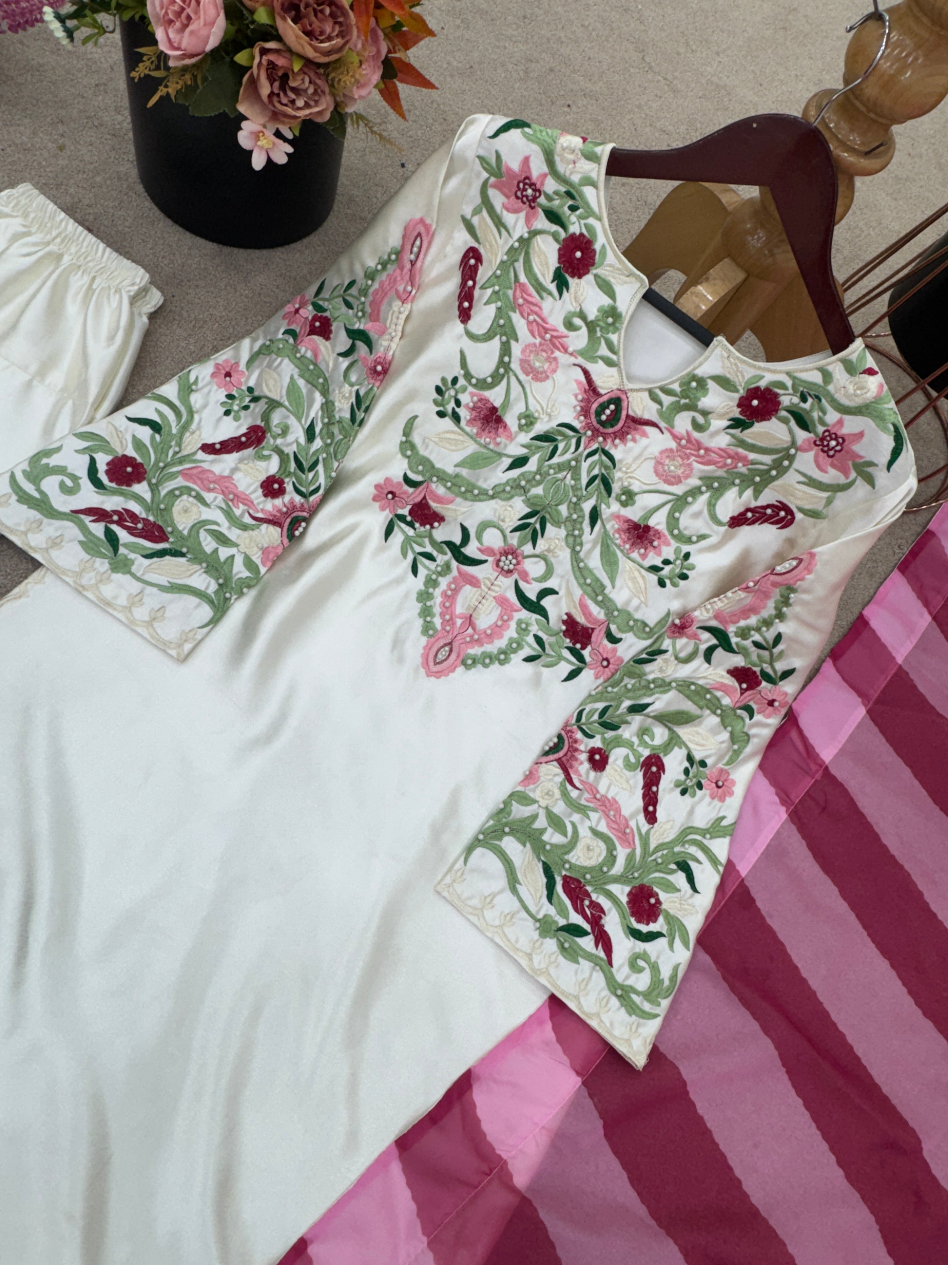 Designer Party Wear Top-Bottom And Beautiful Dupatta