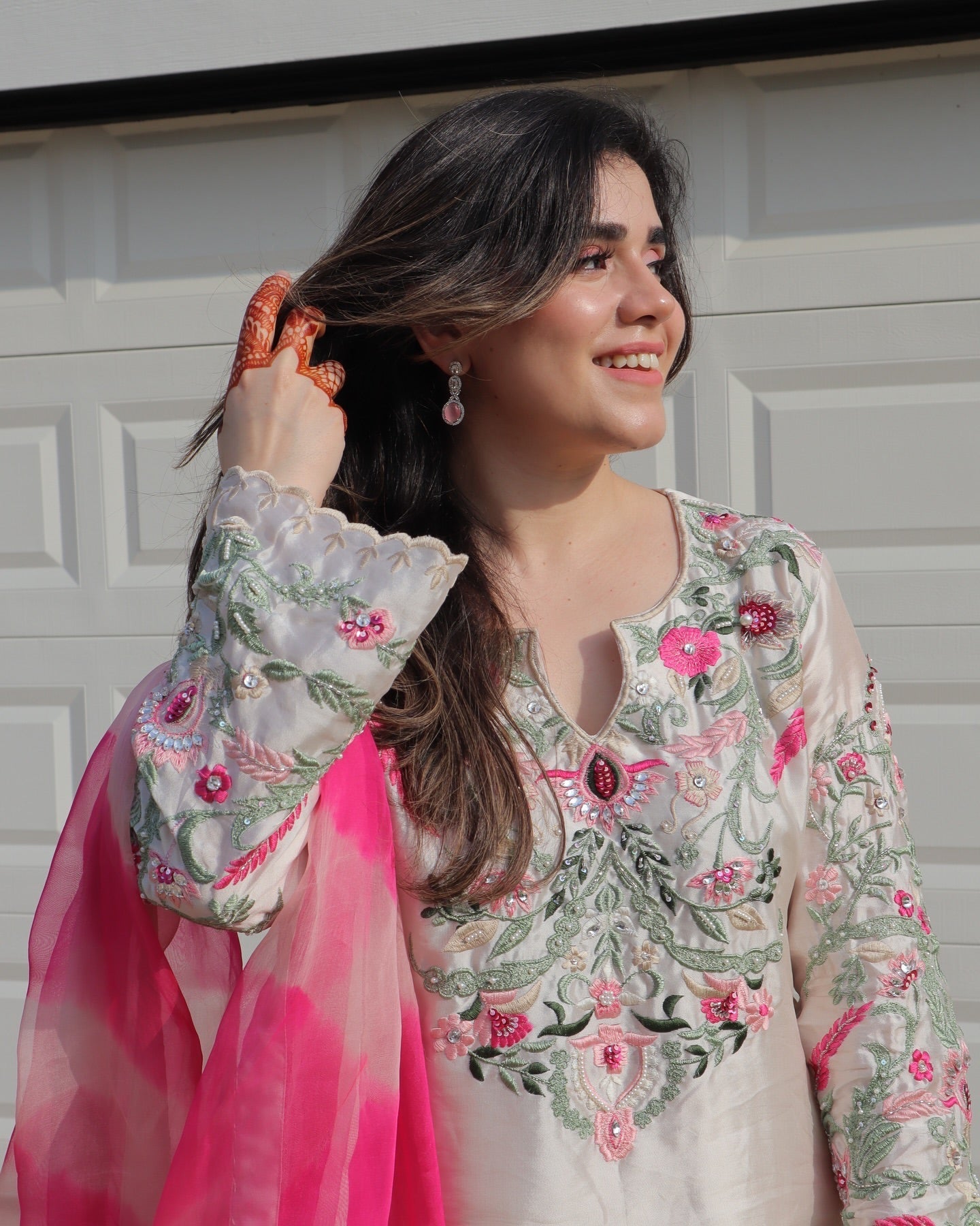 Designer Party Wear Top-Bottom And Beautiful Dupatta