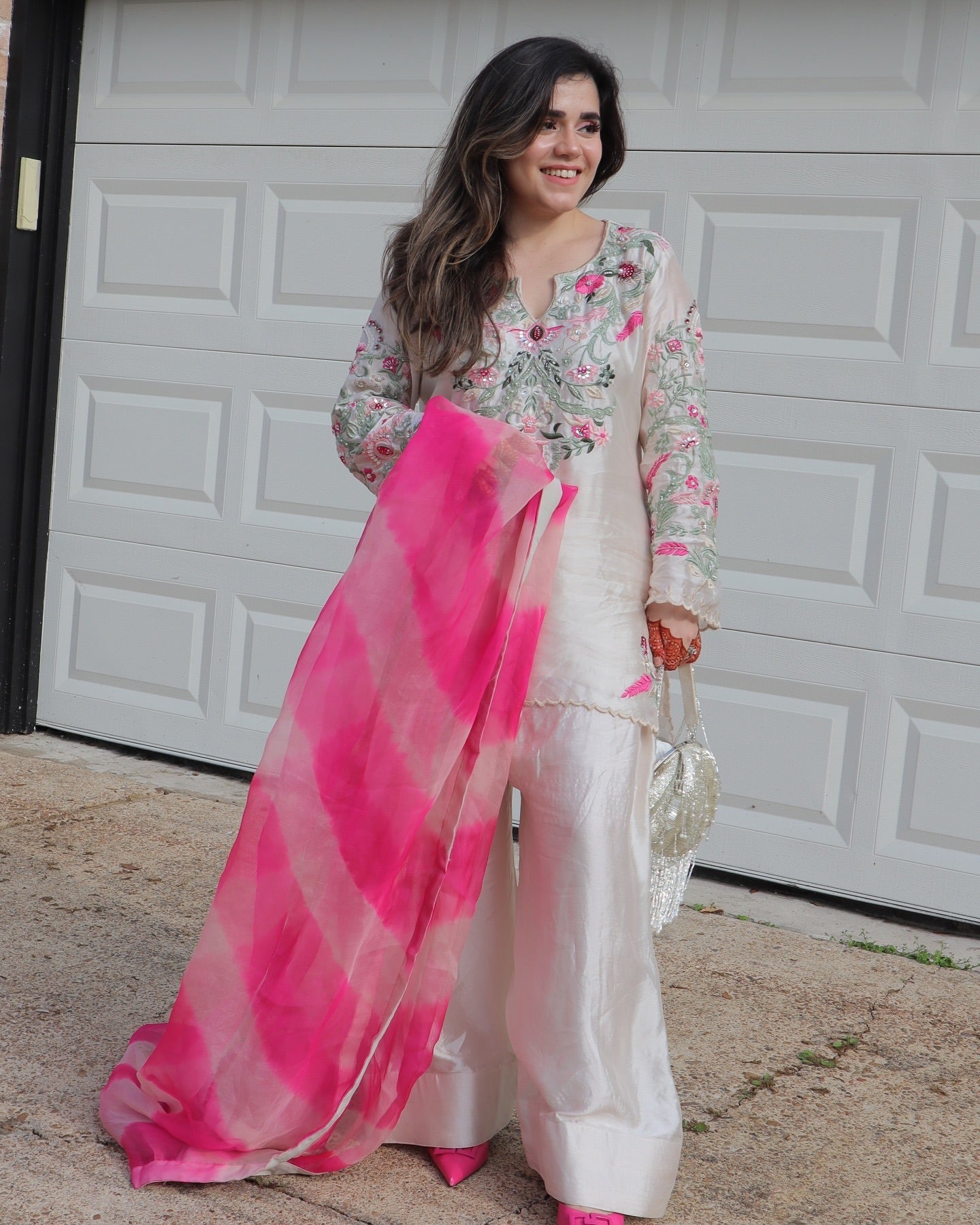 Designer Party Wear Top-Bottom And Beautiful Dupatta