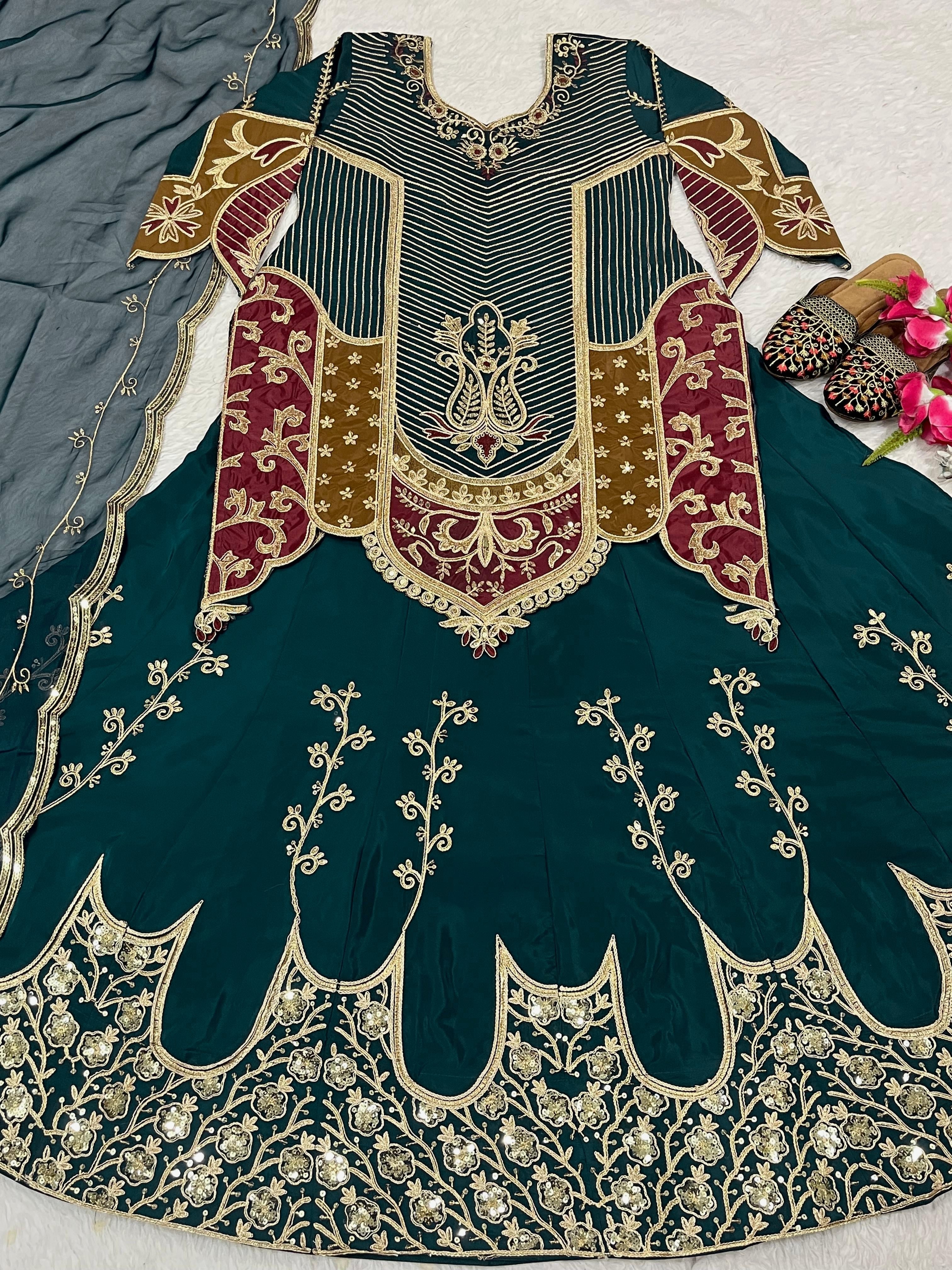 Party Wear Designer Top Lehenga With Beautiful Dupatta
