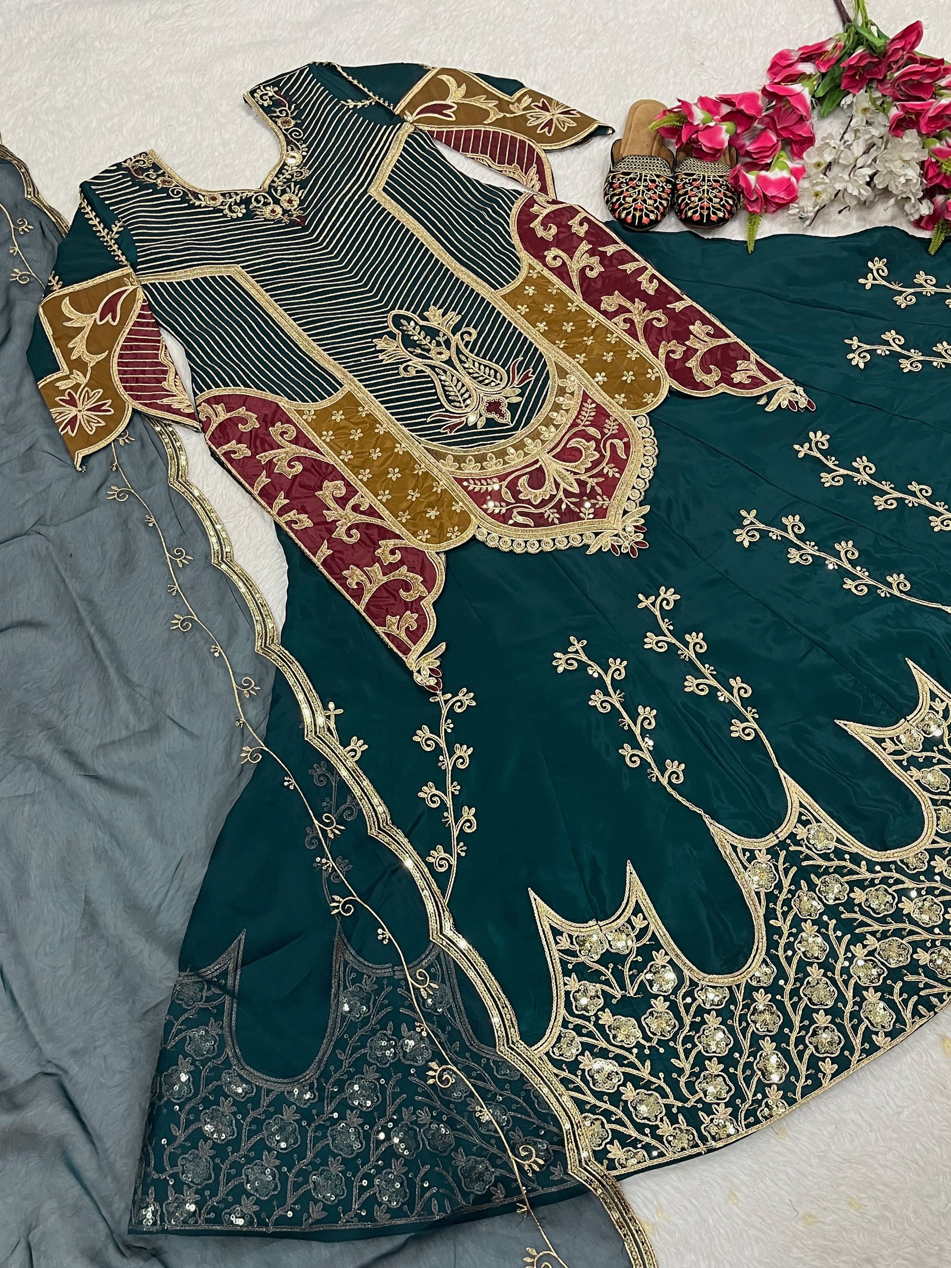 Party Wear Designer Top Lehenga With Beautiful Dupatta