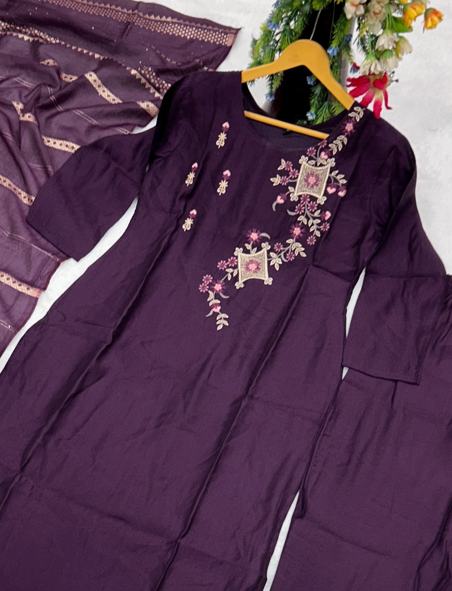 Party Wear Designer Top-Bottom And Beautiful Dupatta