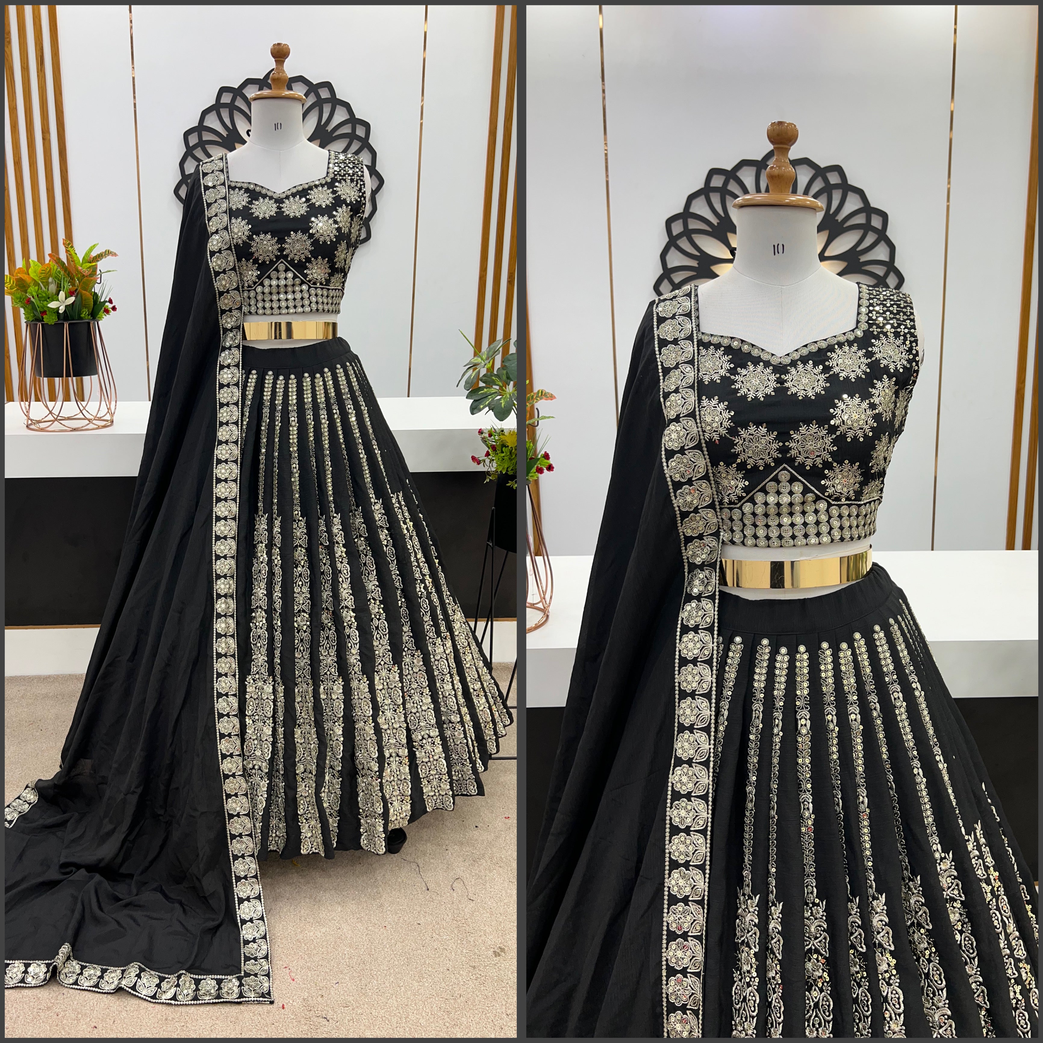 Beautiful Wedding Wear Lehenga Choli With Heavy Embroidery Sequence Work