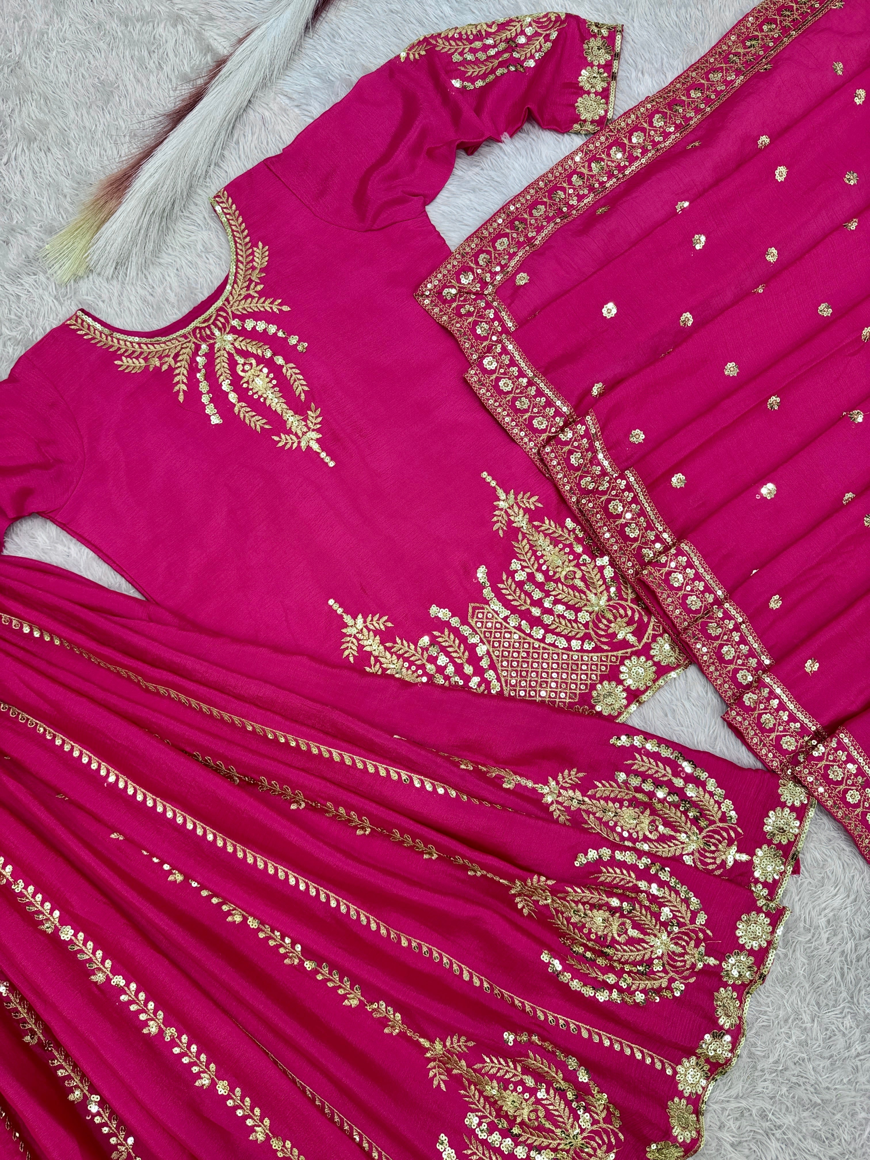 Party Wear Designer Top And Bottom With Dupatta
