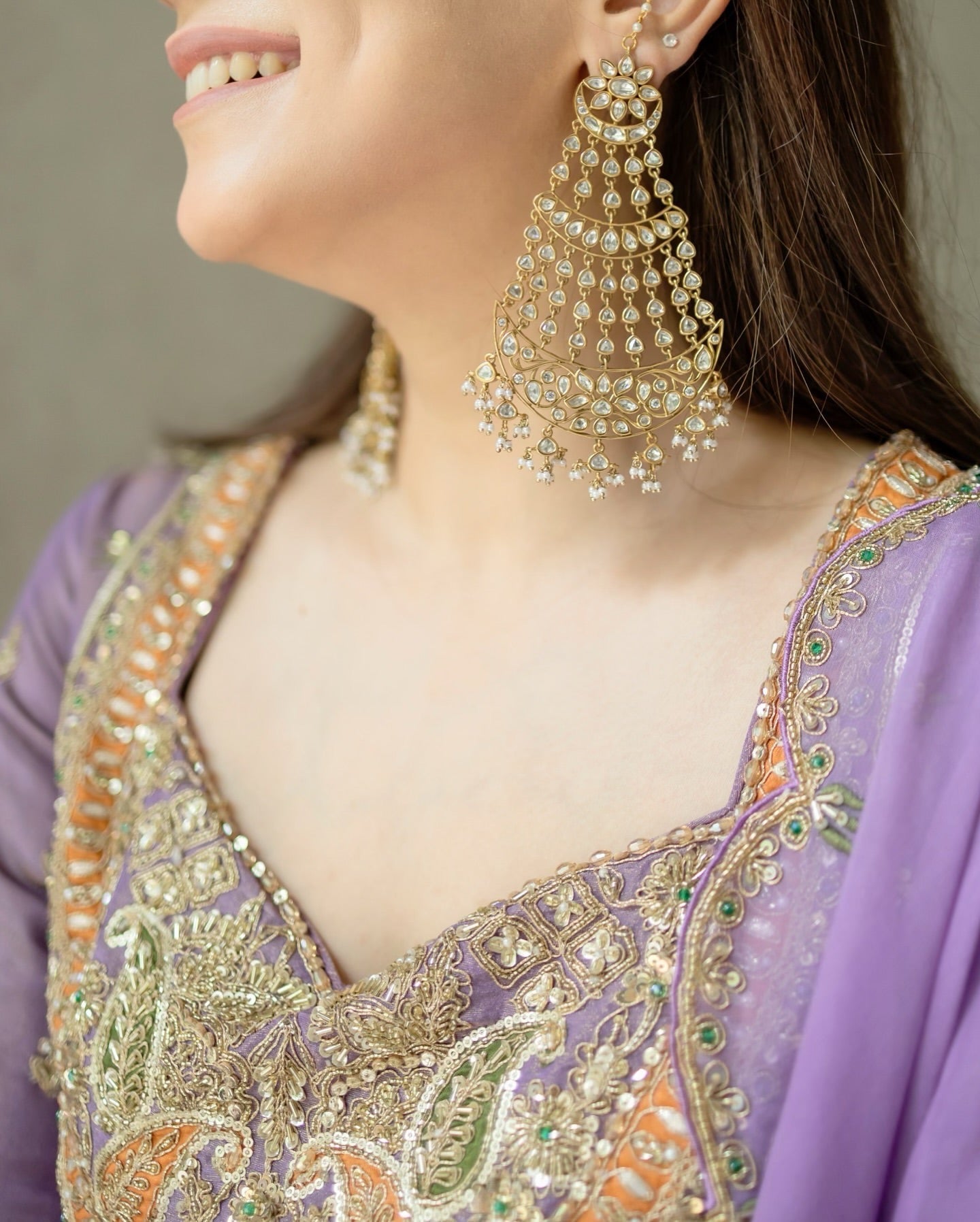 Party Wear Top-Bottom And Dupatta Set With Embroidery Work