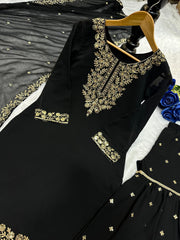 Designer Party Wear Beautiful Top And Pent With Dupatta