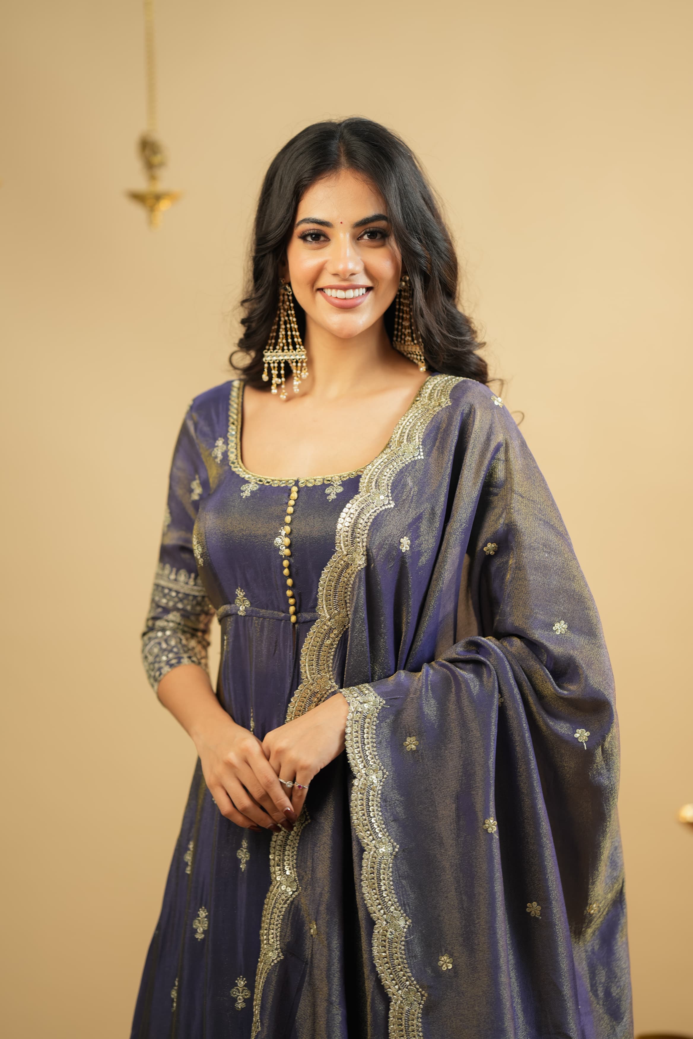 Party Wear Designer Anarkali Gown-Lehenga And Dupatta