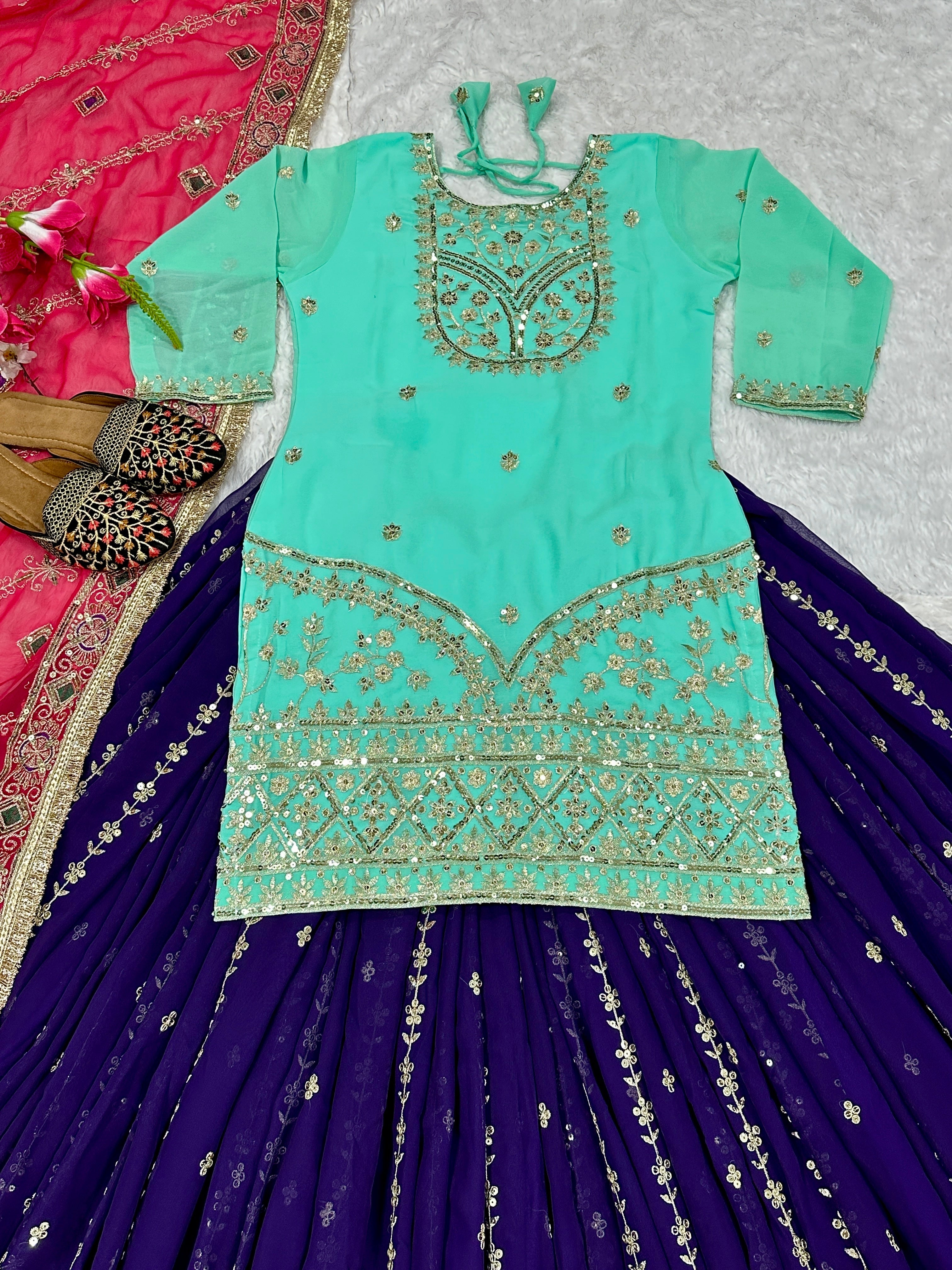 Designer Party Wear Lehenga -Top In New Fancy Style