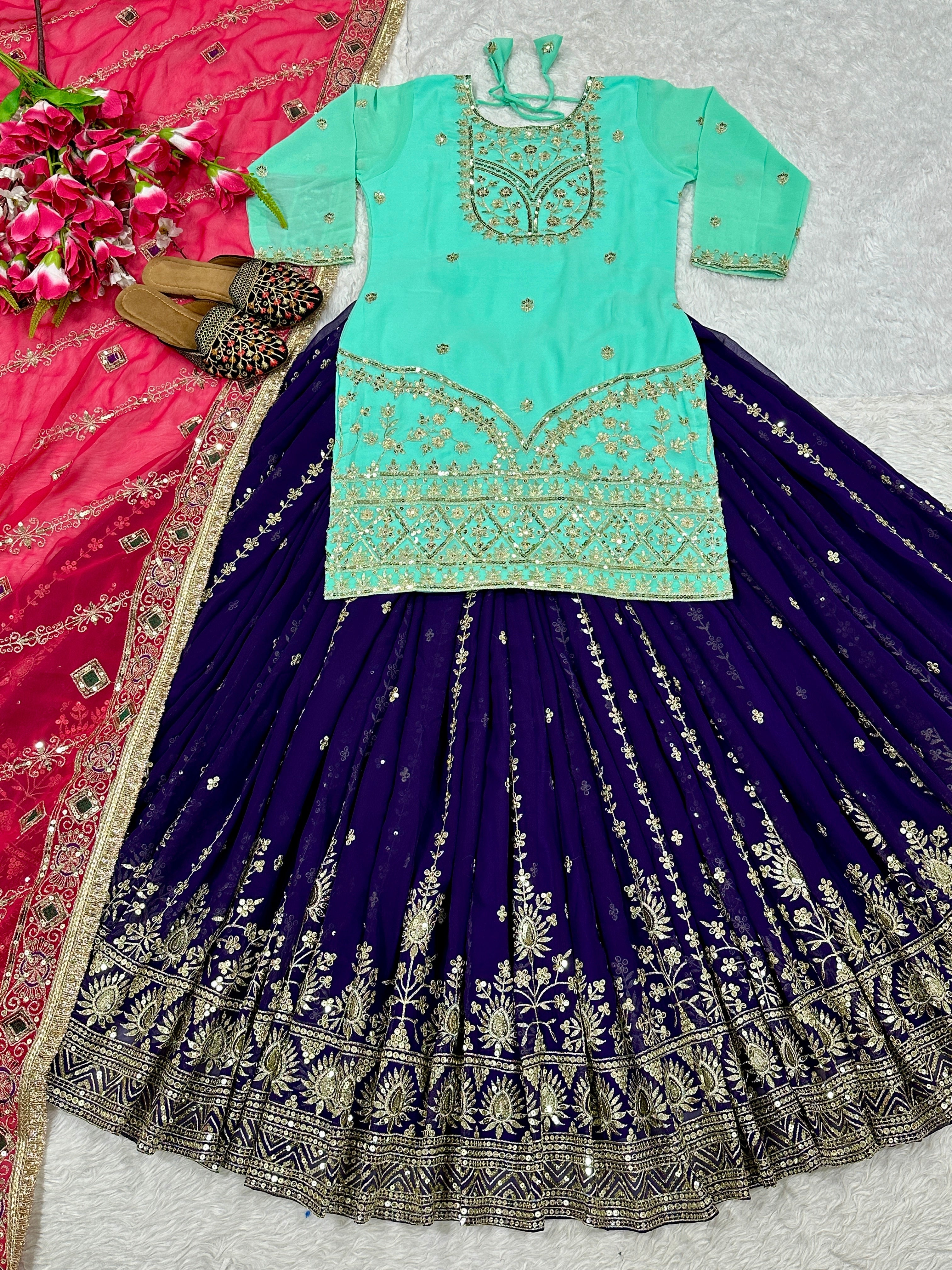 Designer Party Wear Lehenga -Top In New Fancy Style