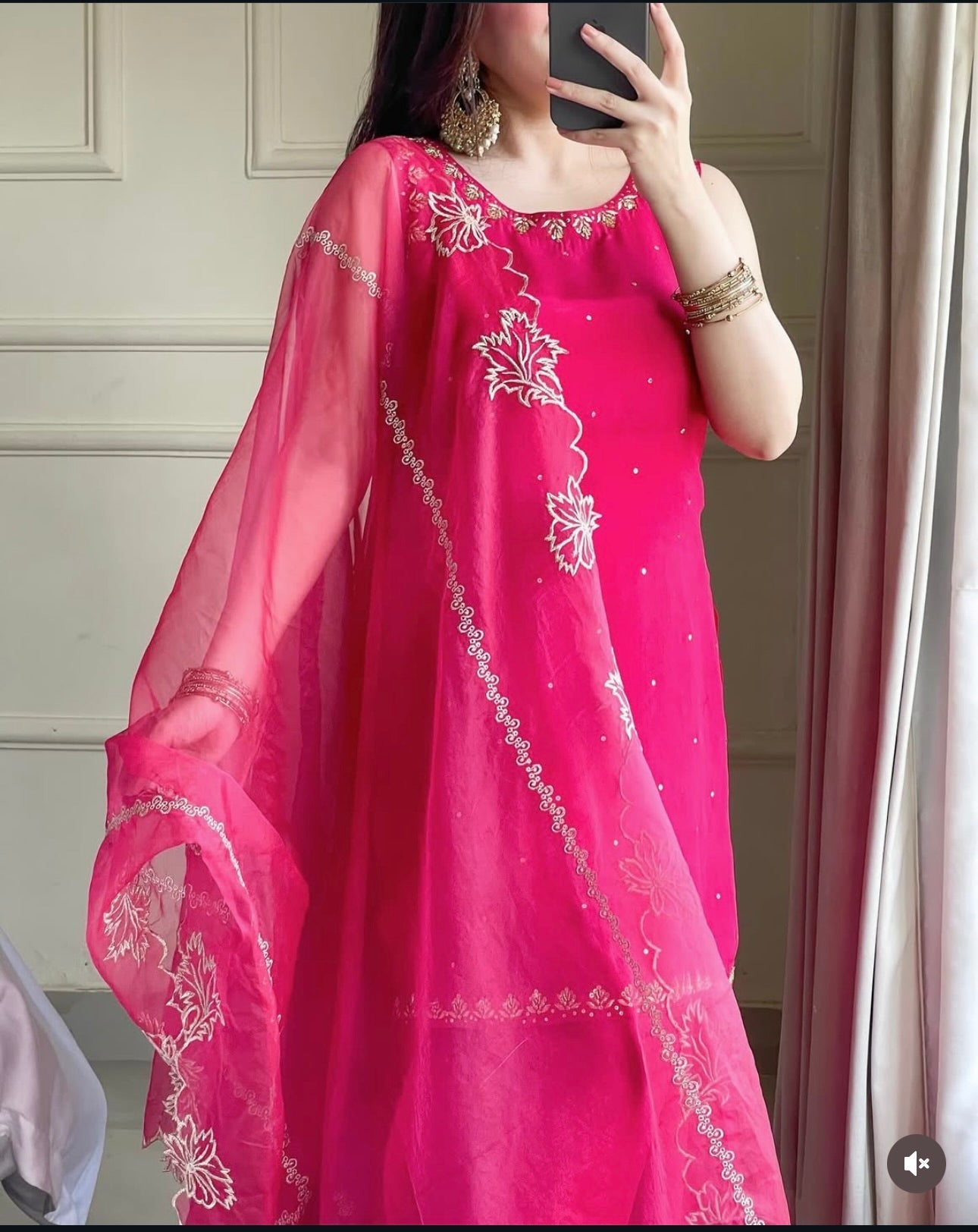 Designer Top-Bottom With Heavy Embroidery Sequence Work