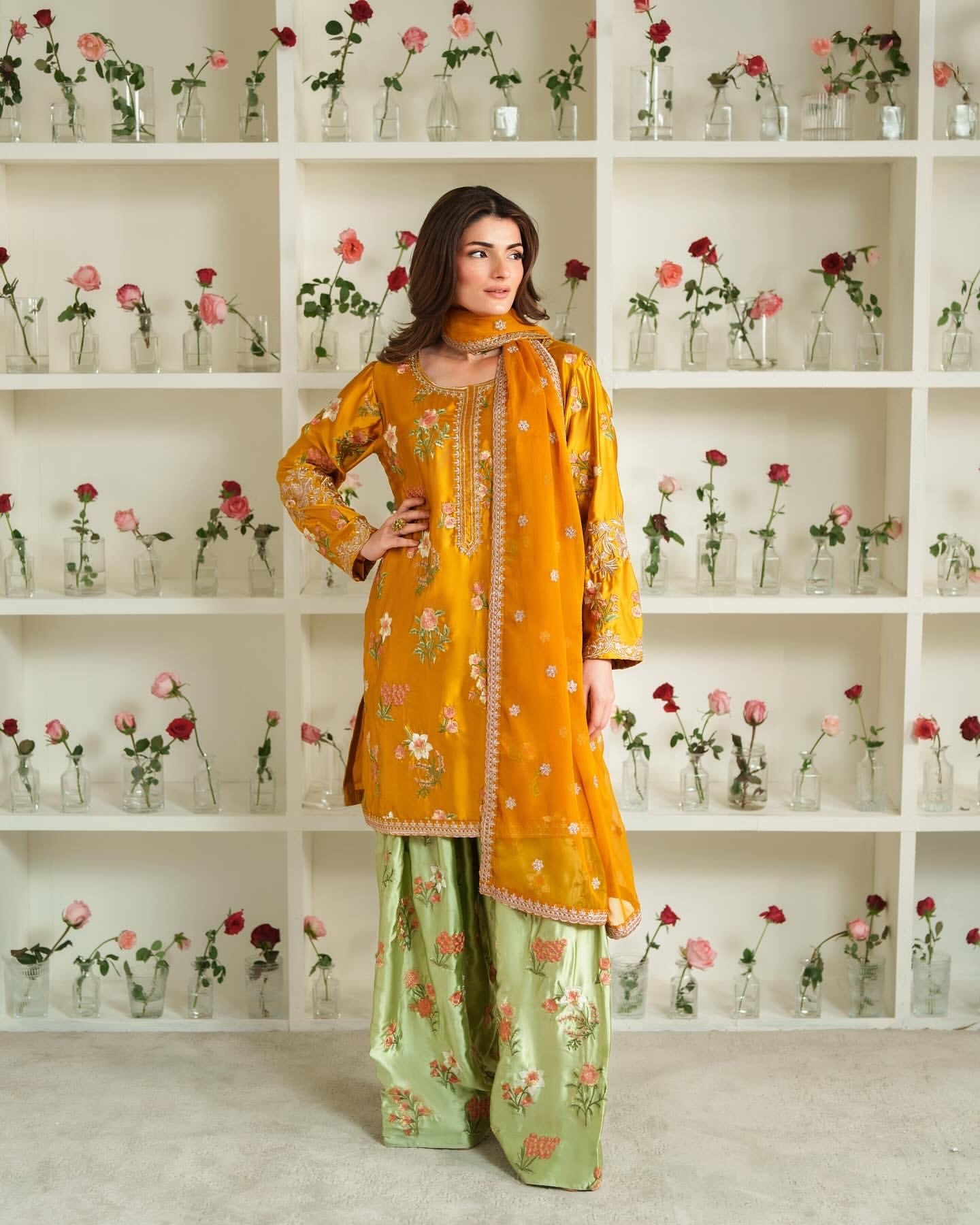 Designer Top-Bottom And Dupatta With Embroidery Sequence Work