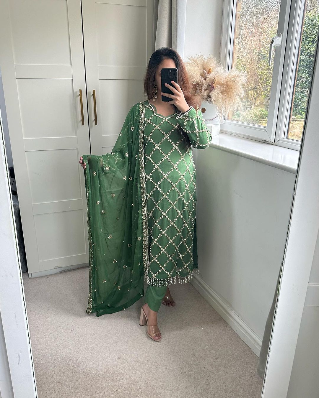 Party Wear Beautiful Top Bottom And Fancy Dupatta