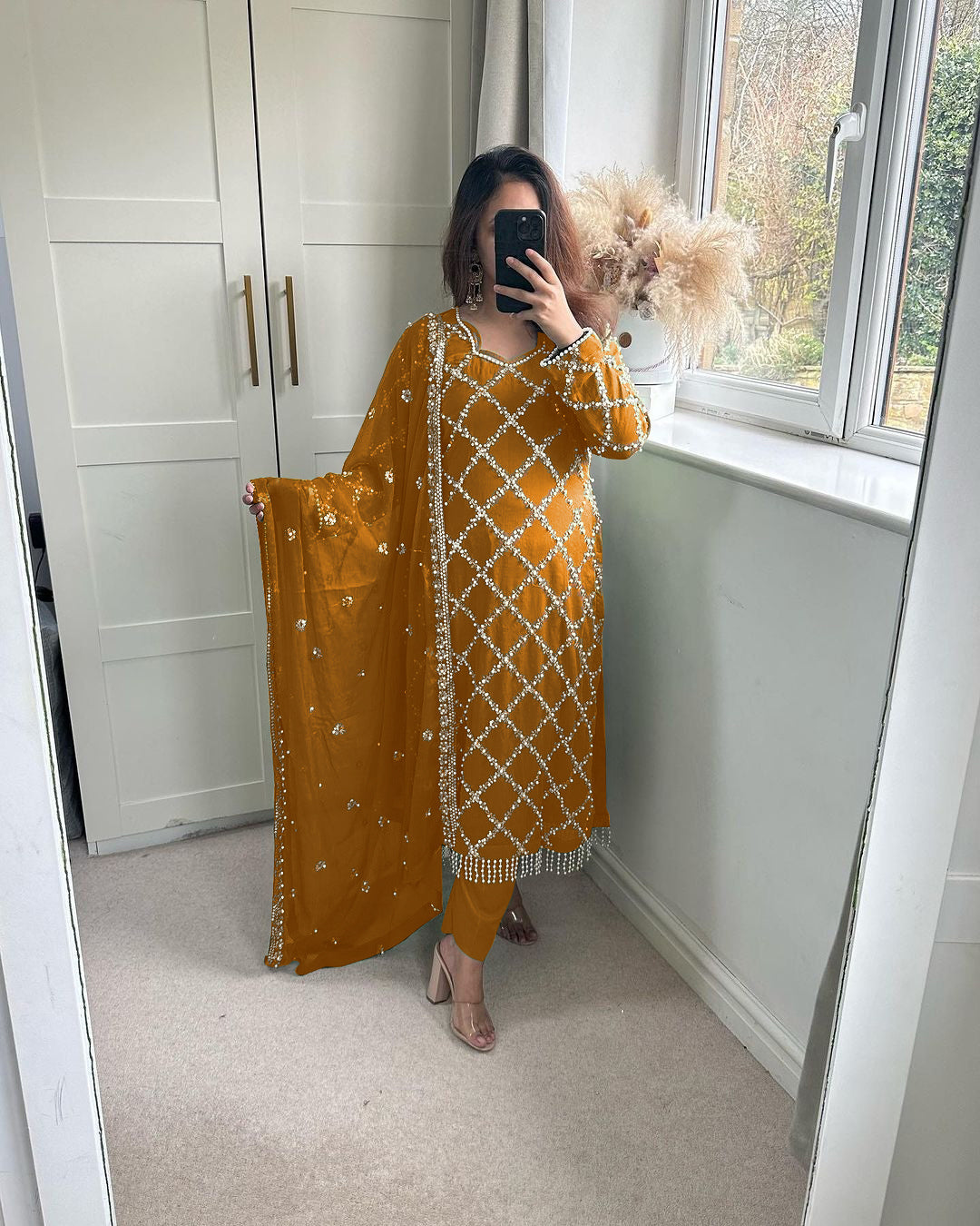 Party Wear Beautiful Top Bottom And Fancy Dupatta