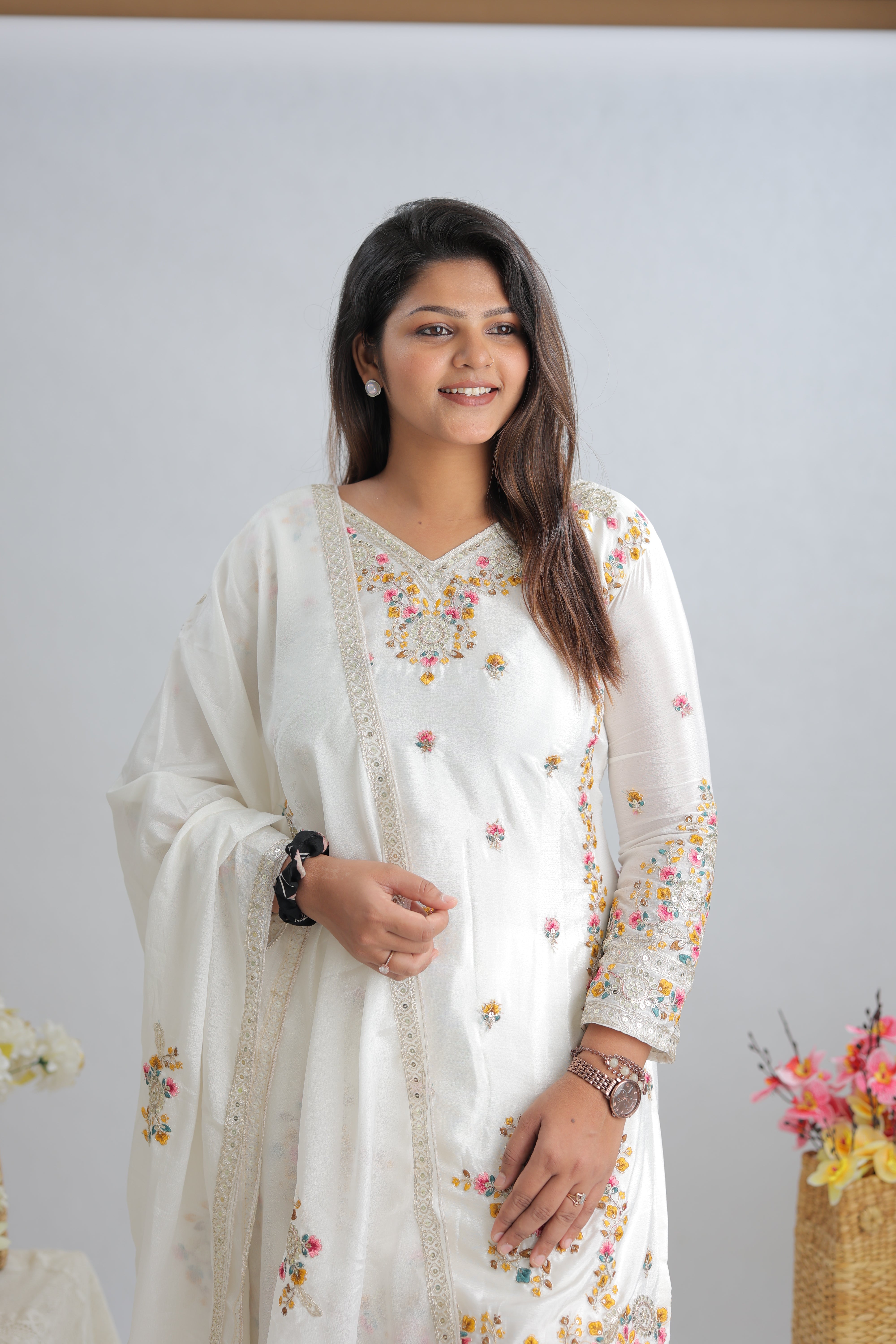 Party Wear Beautiful Top-Sarara And Fancy Dupatta