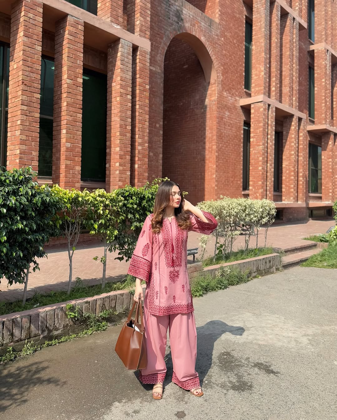 Party Wear Designer Top Bottom With Real Mirror Hand Work