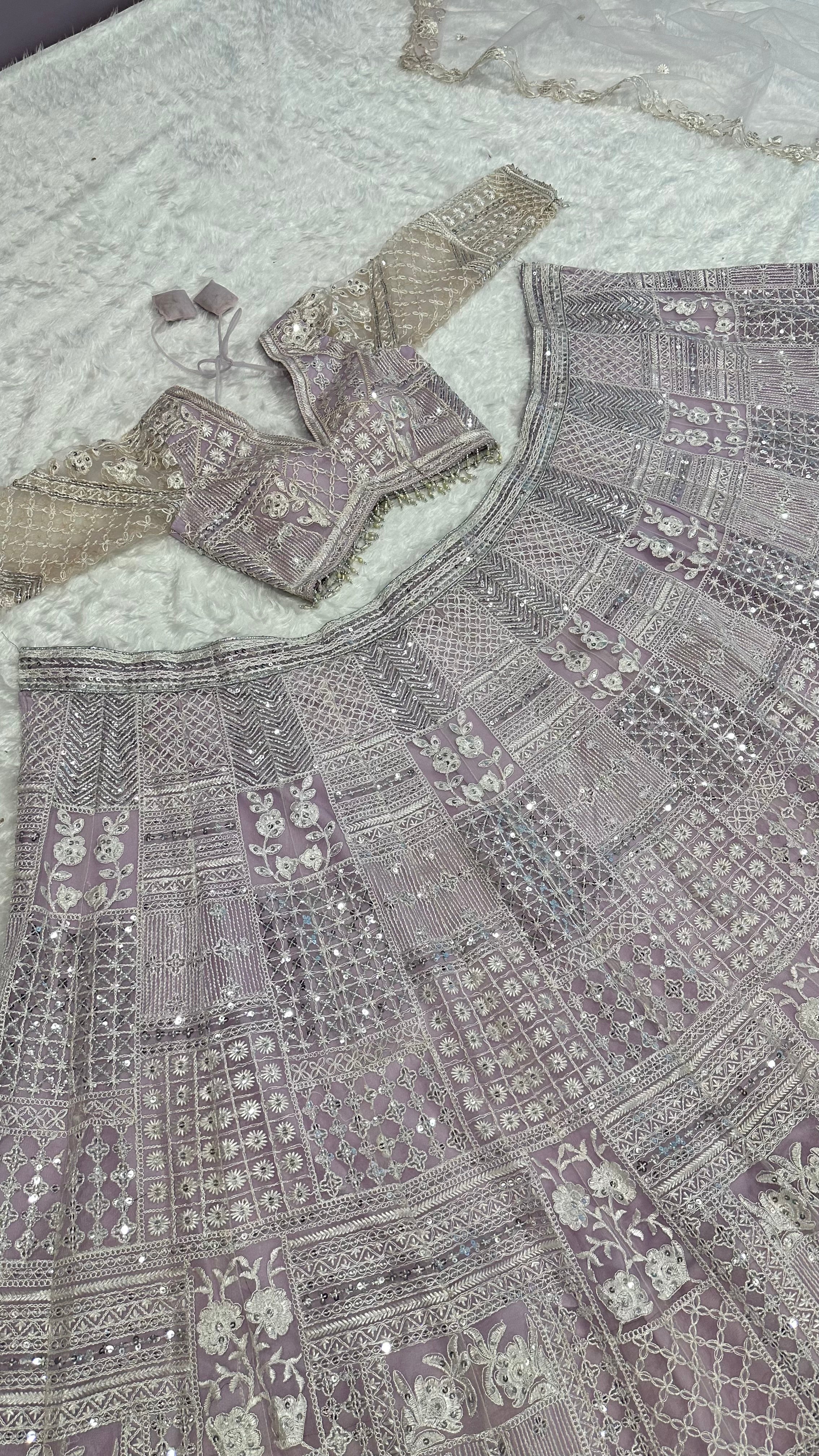 Party Wear Designer Lehenga Choli With Thread & Sequence Work