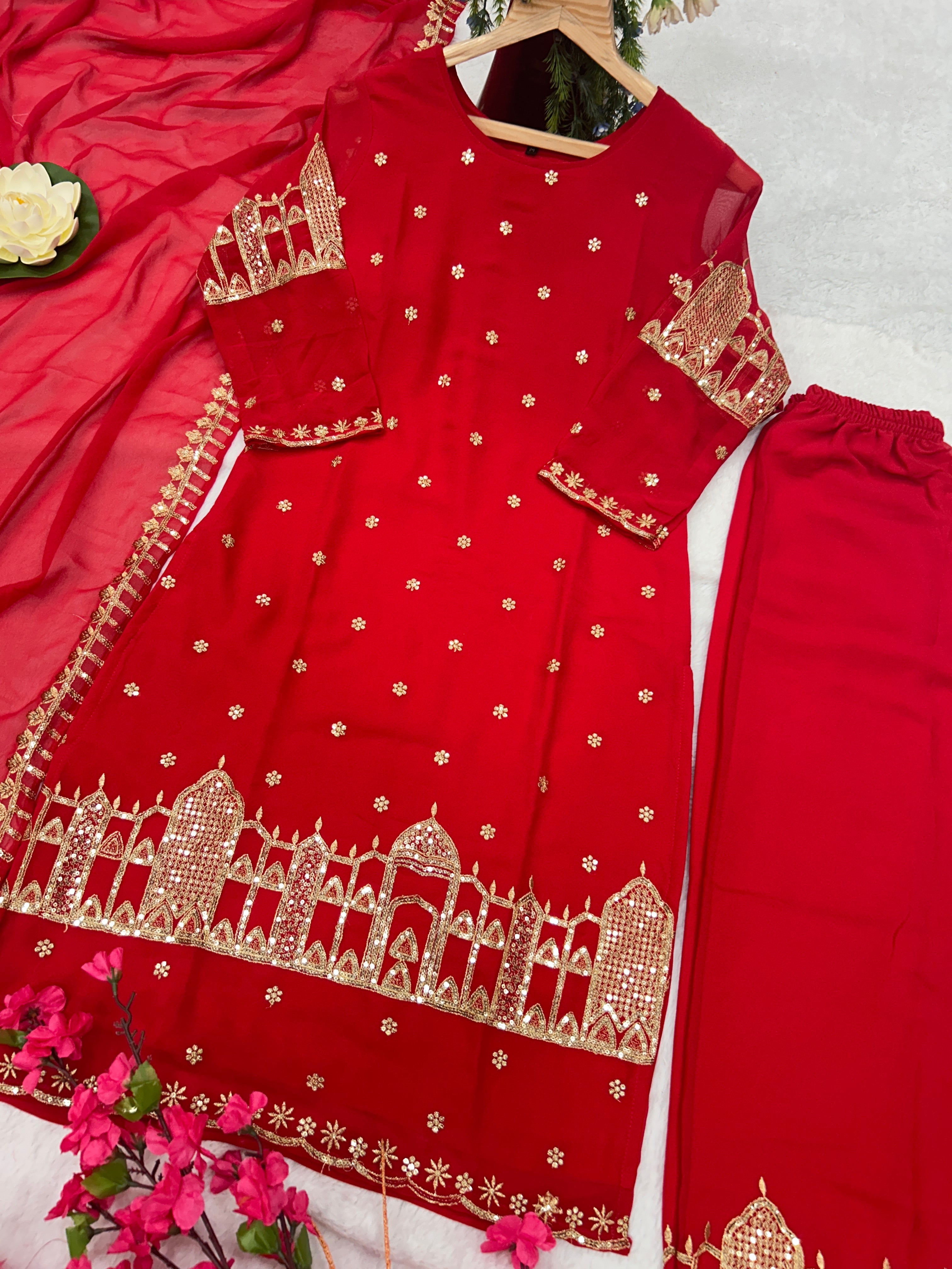 Party Wear Designer Top-Bottom With Beautiful Dupatta