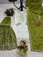 Party Wear Beautiful Top And Bottom With Dupatta