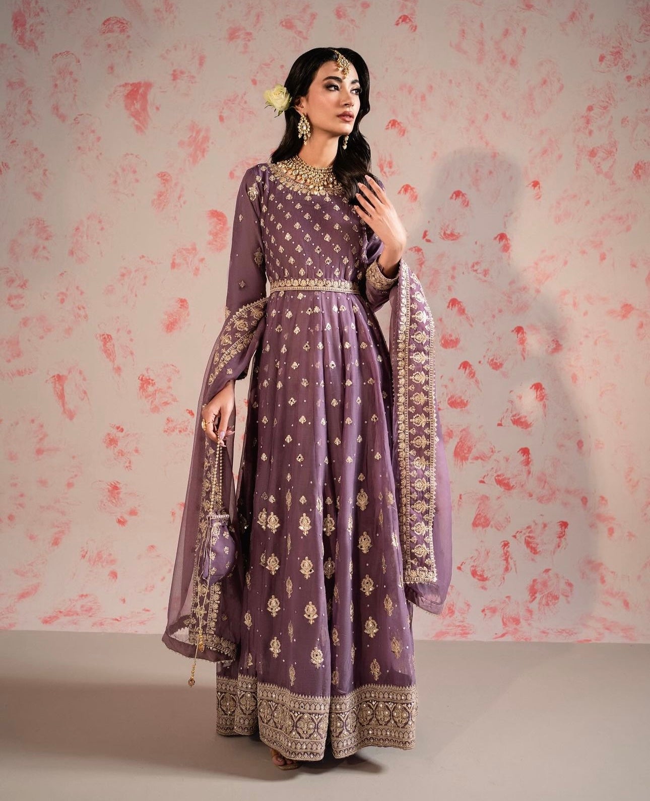 Beautiful Party Wear Gown -Pent And Dupatta
