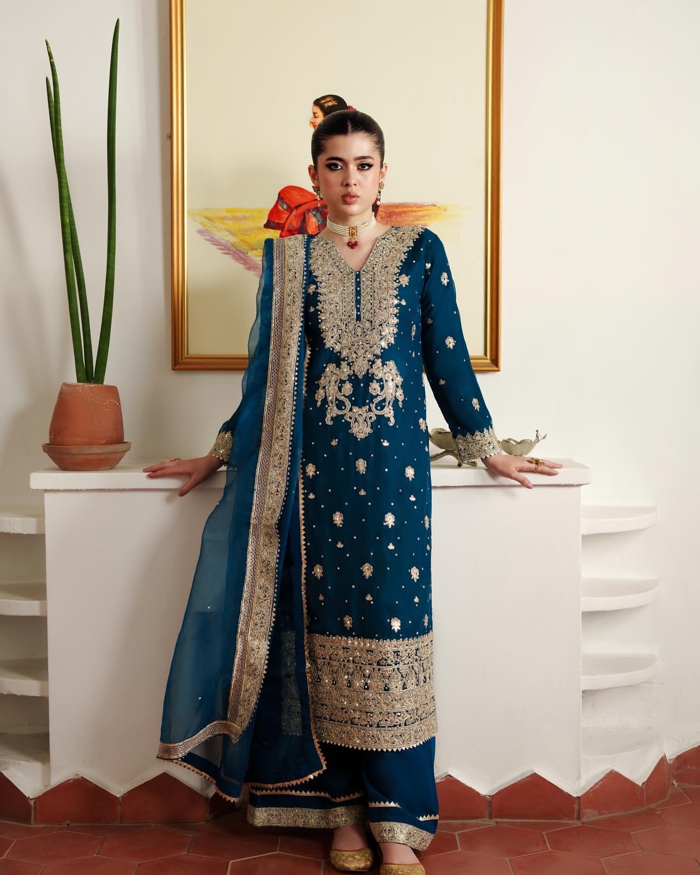 Party Wear Beautiful Top And Bottom With Fancy Dupatta