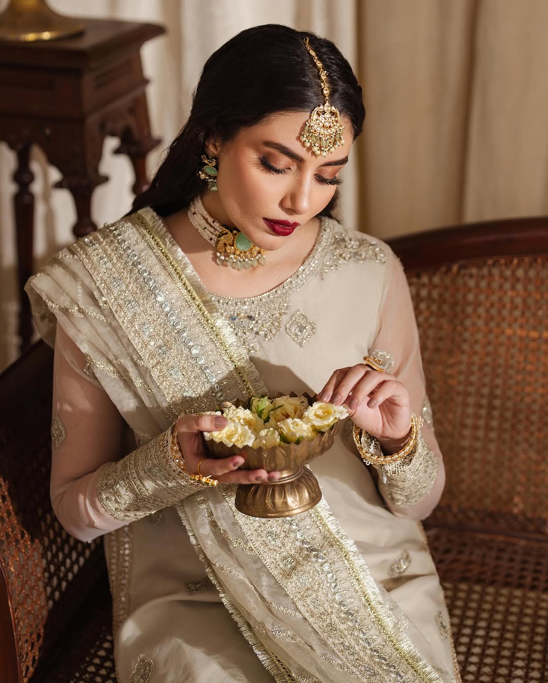 Party Wear Beautiful Sharara Set With Hand Work