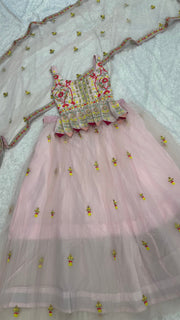 Party Wear Designer Lehenga Choli With Thread Work