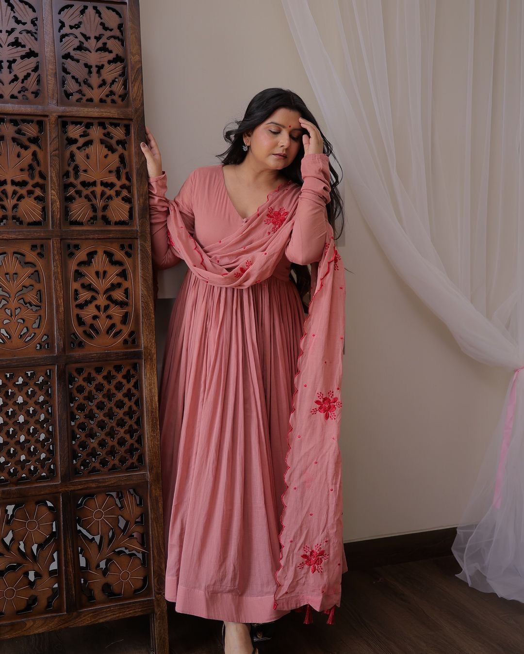 Party Wear Beautiful Gown -Pent And Dupatta