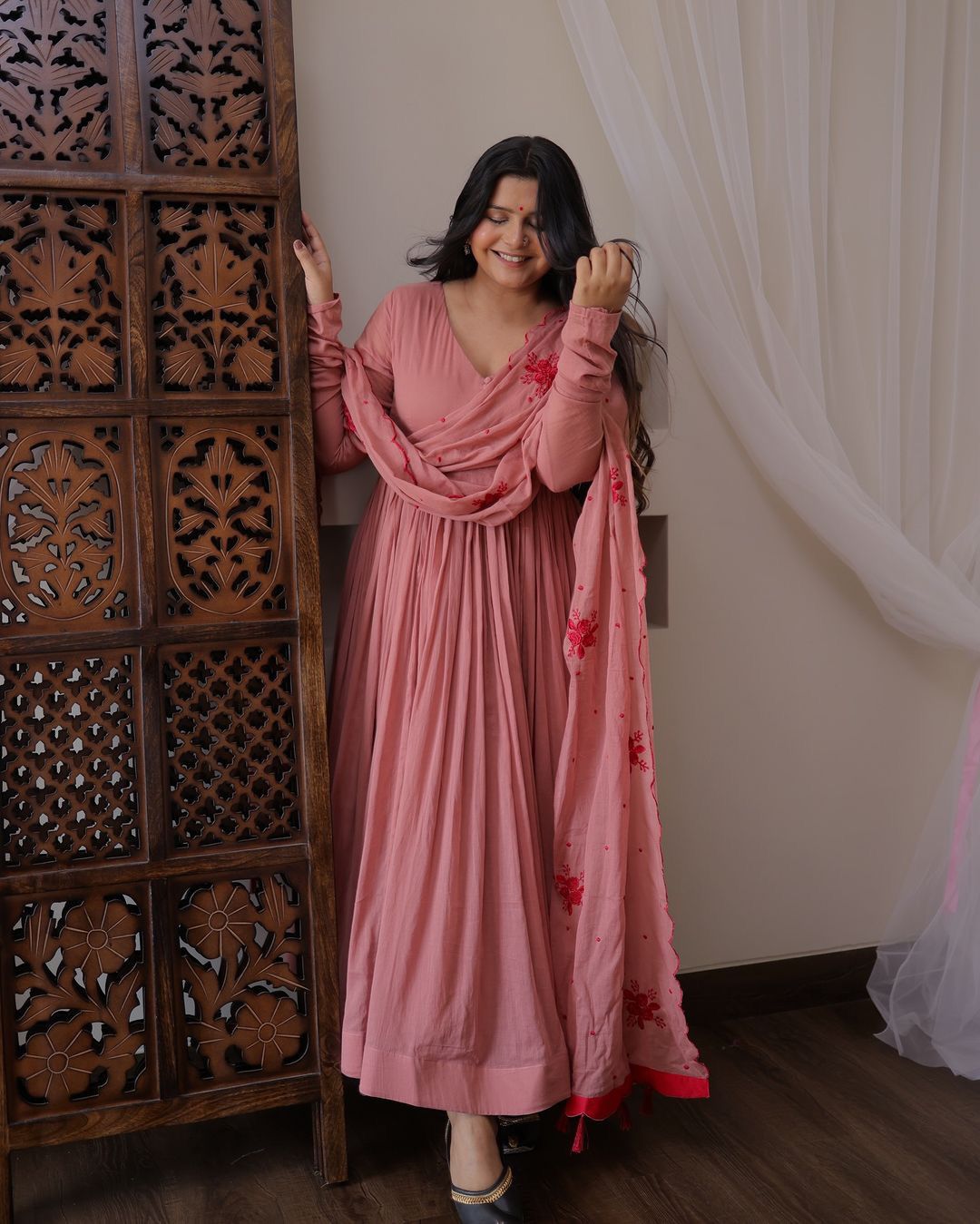 Party Wear Beautiful Gown -Pent And Dupatta