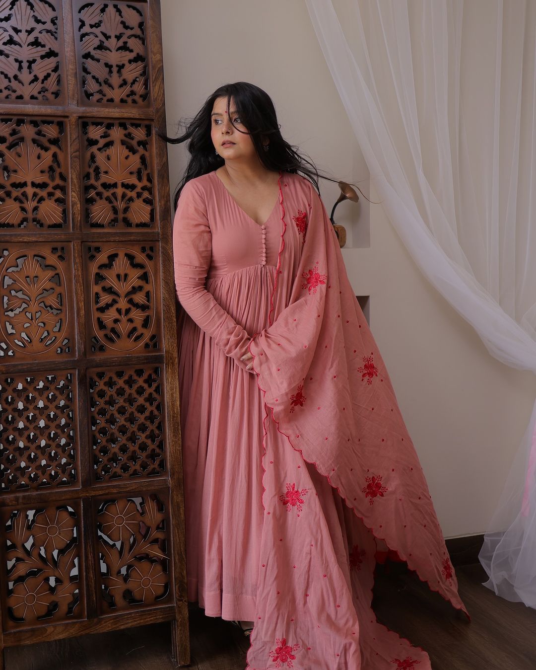 Party Wear Beautiful Gown -Pent And Dupatta
