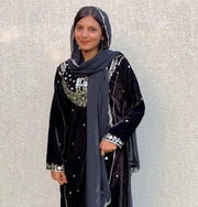 Fancy Wedding Wear Top Bottom & Dupatta With Embroidery Work