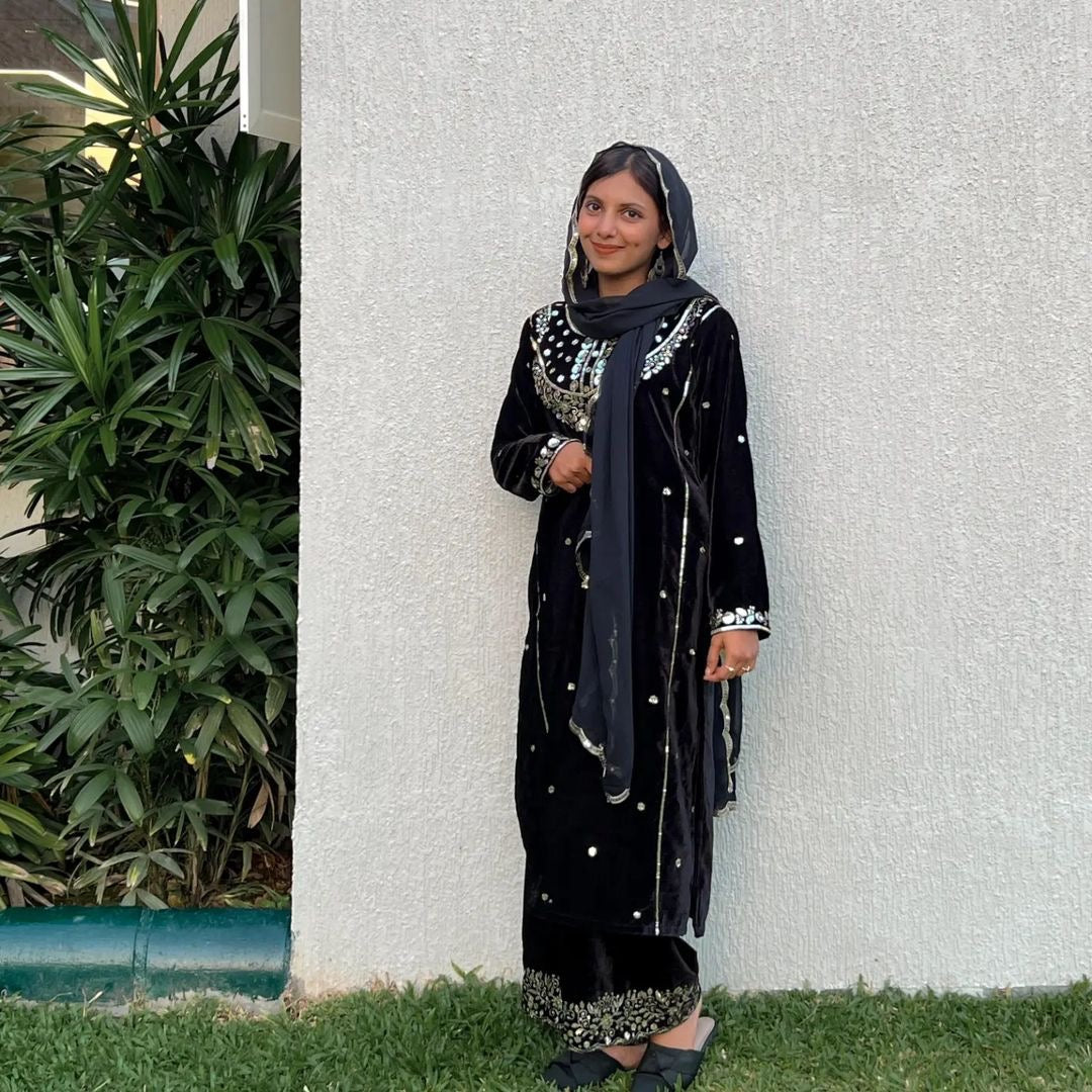 Fancy Wedding Wear Top Bottom & Dupatta With Embroidery Work