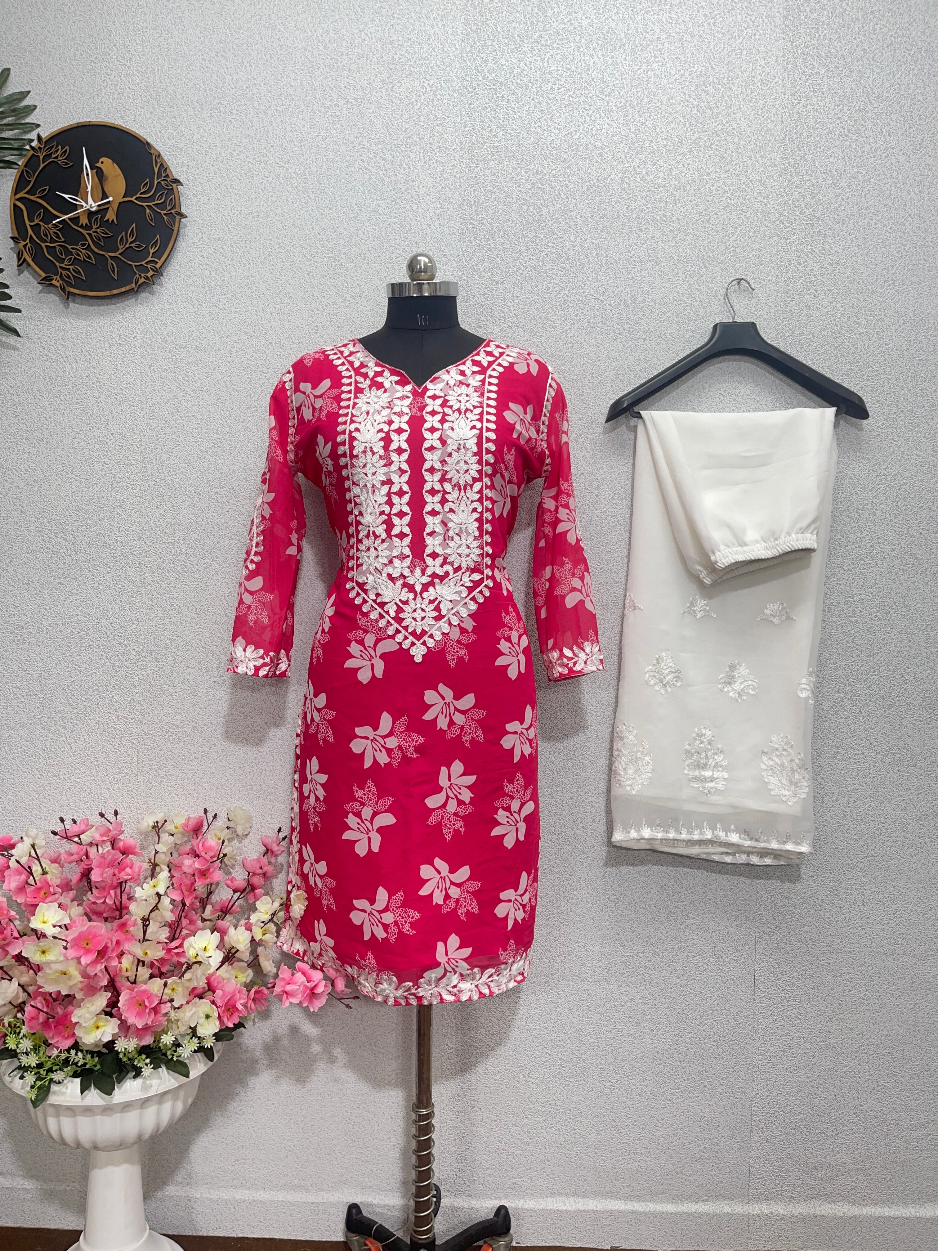 Beautiful Top Plazzo With Fancy Digital Print