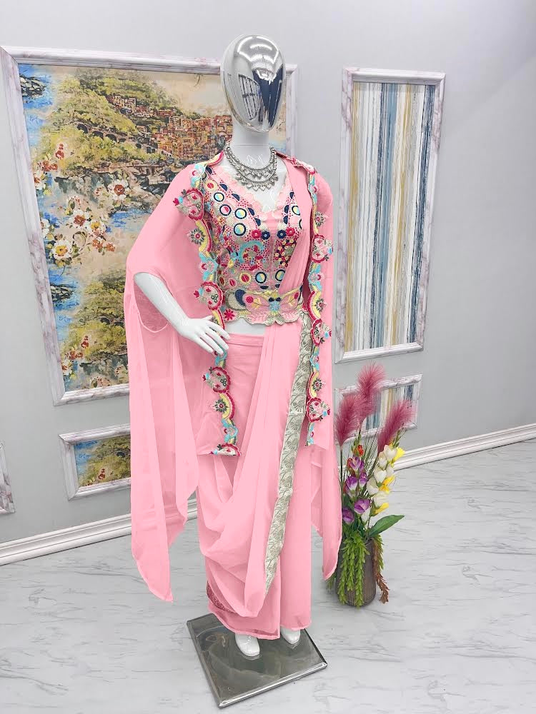 Party Wear Look Fancy Four Piece Set