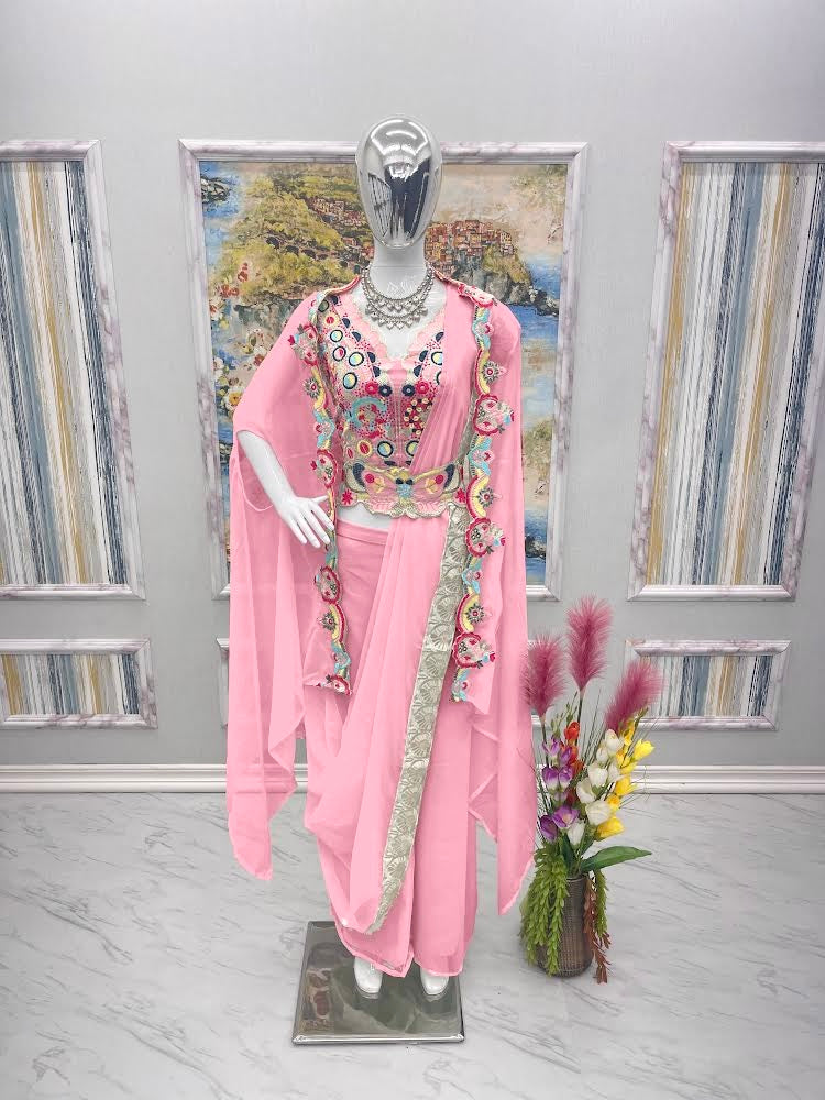 Party Wear Look Fancy Four Piece Set