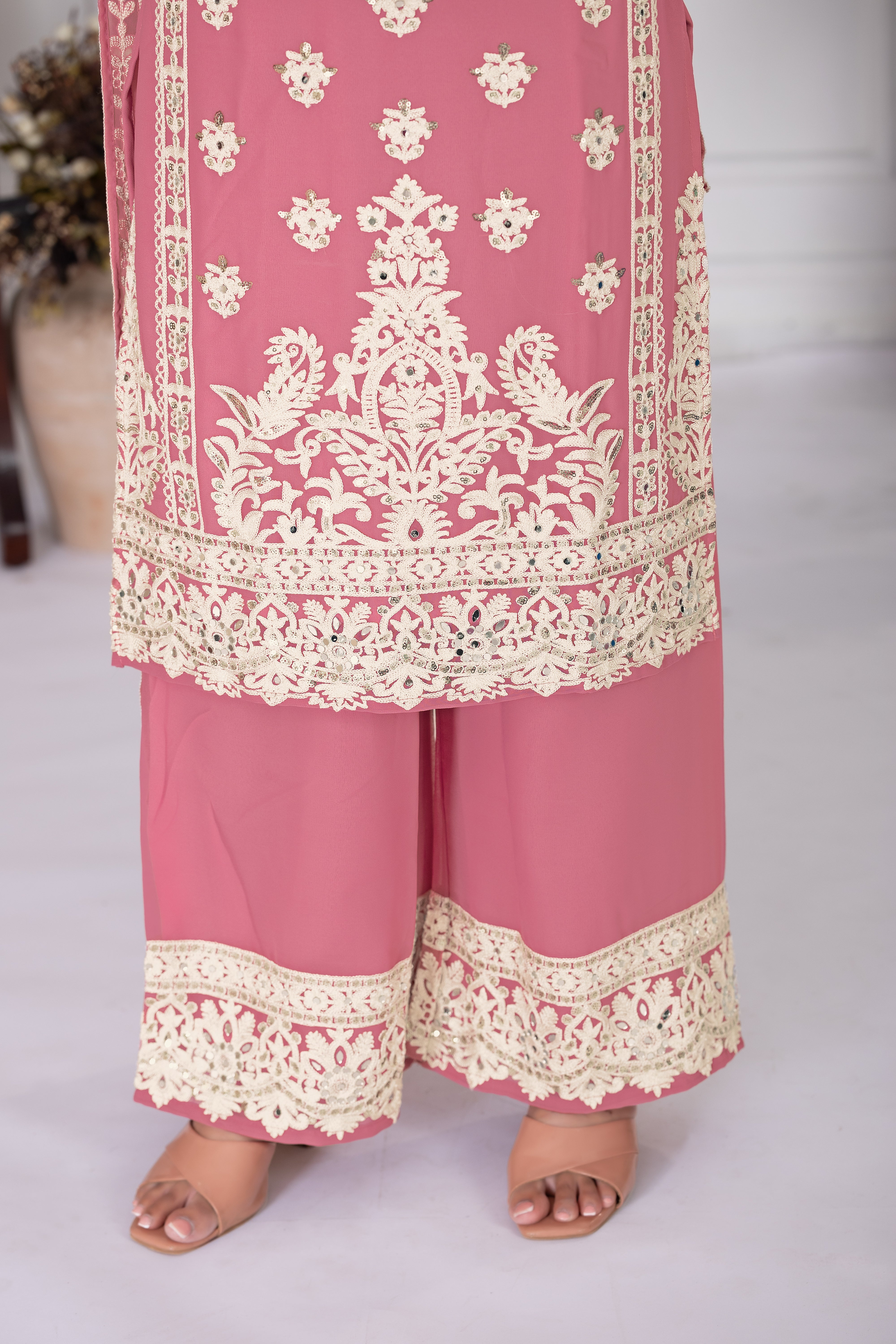 Party Wear Designer Top-Bottom And Beautiful Dupatta