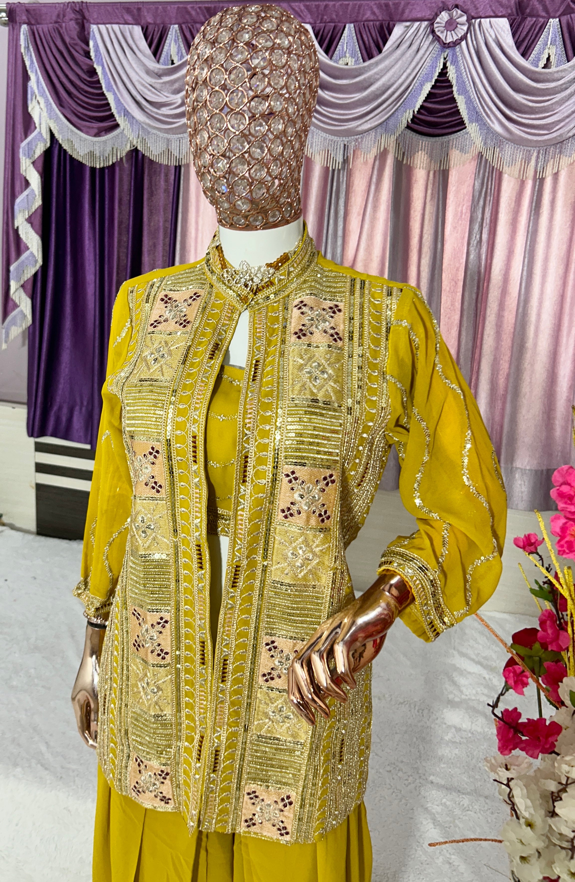 Party Wear Designer Top-Bottom And Beautiful Koti