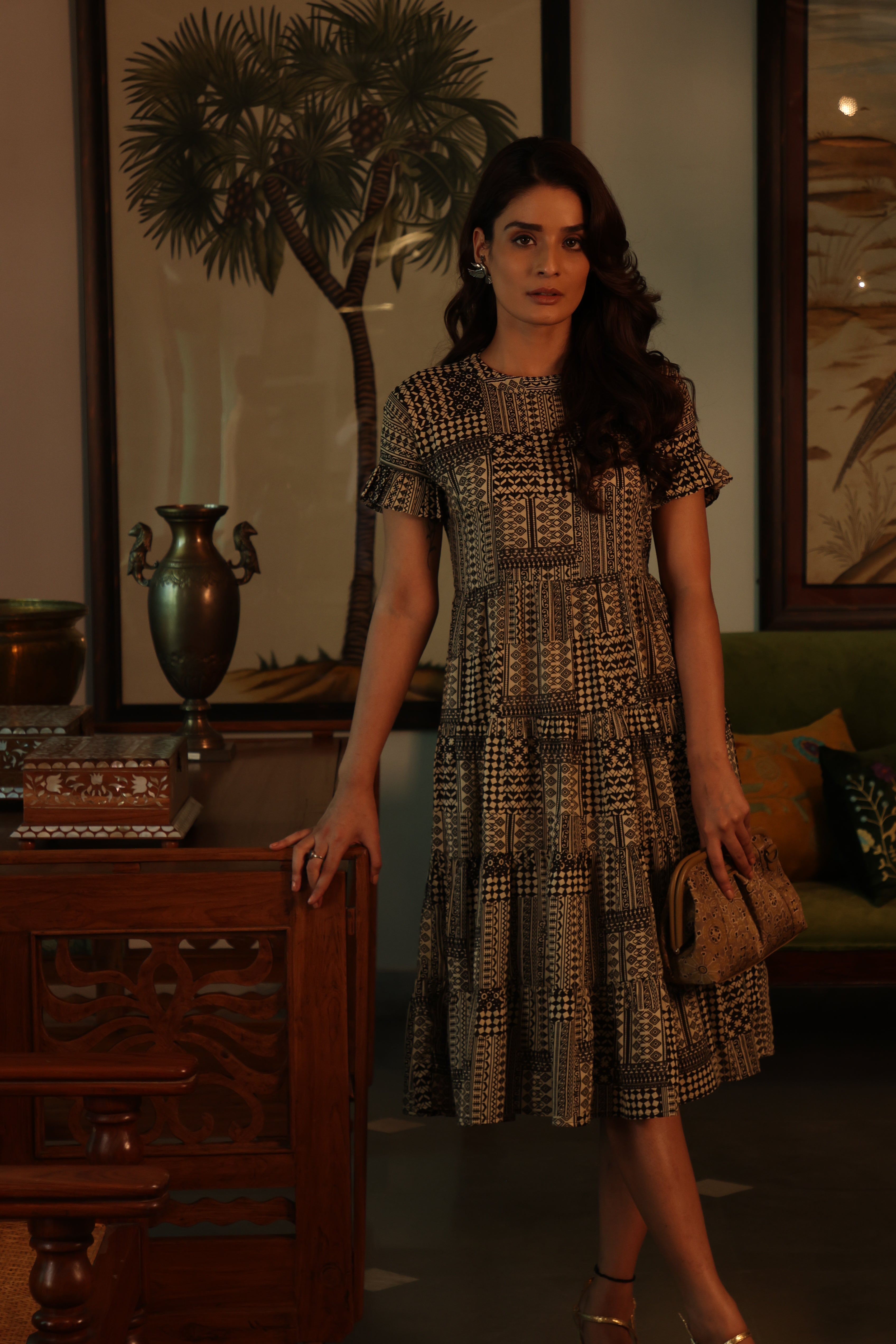 Geometric Hip-Hop Dress