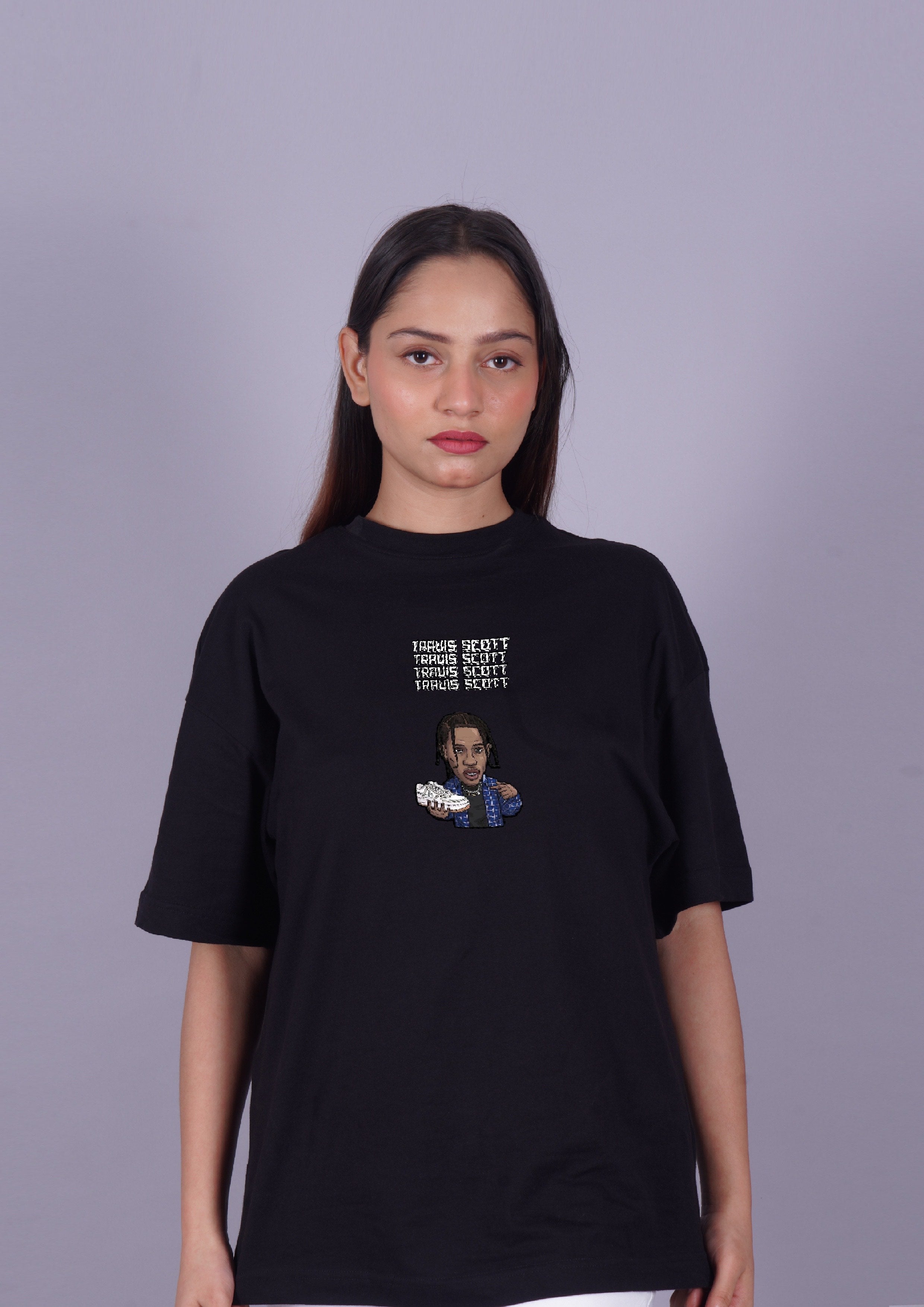 Women's Travis Oversized Tee Duo: Dunk & Travis 1.0 (2-Pack)