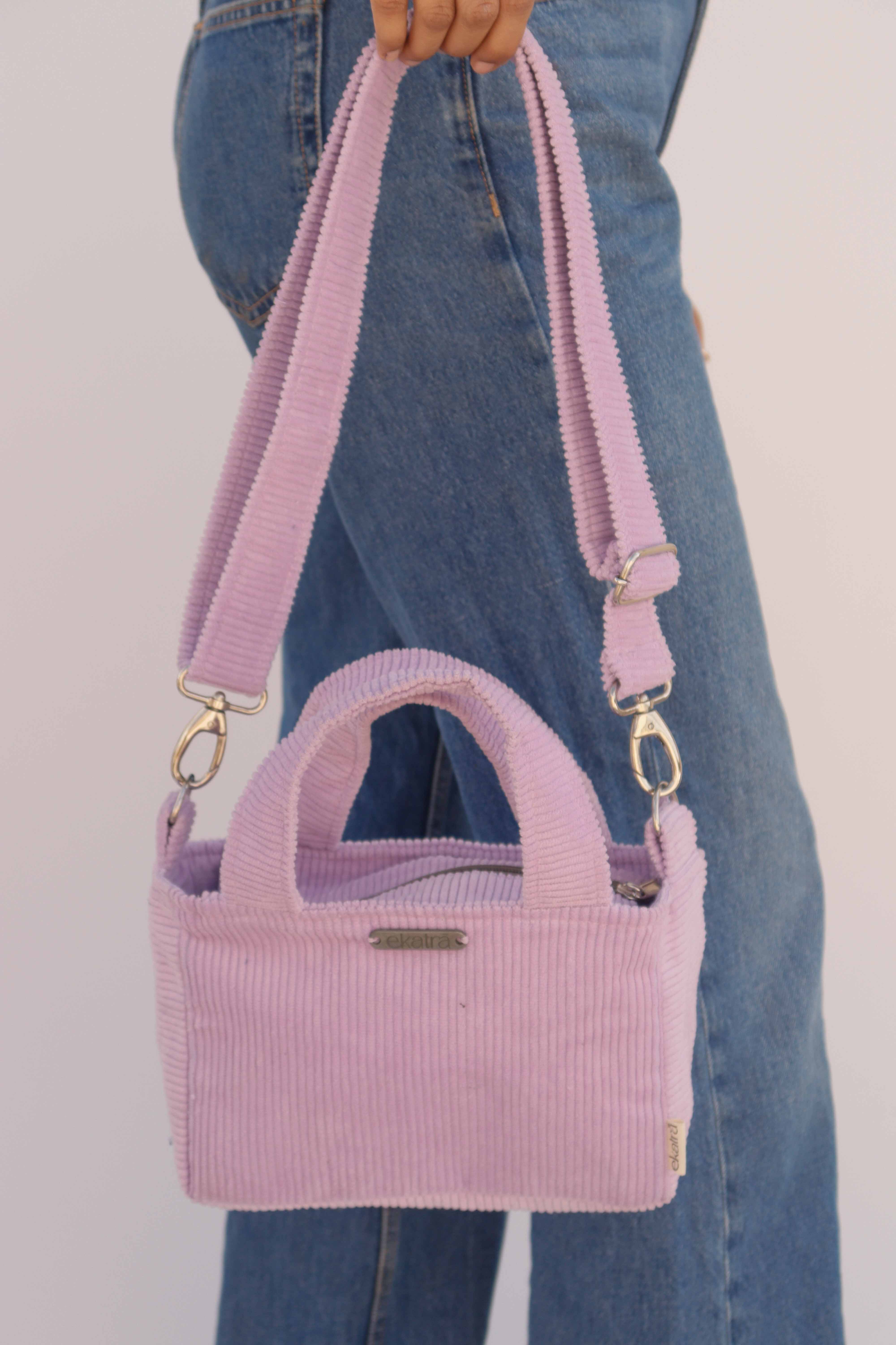 Corduroy Mini Tote
