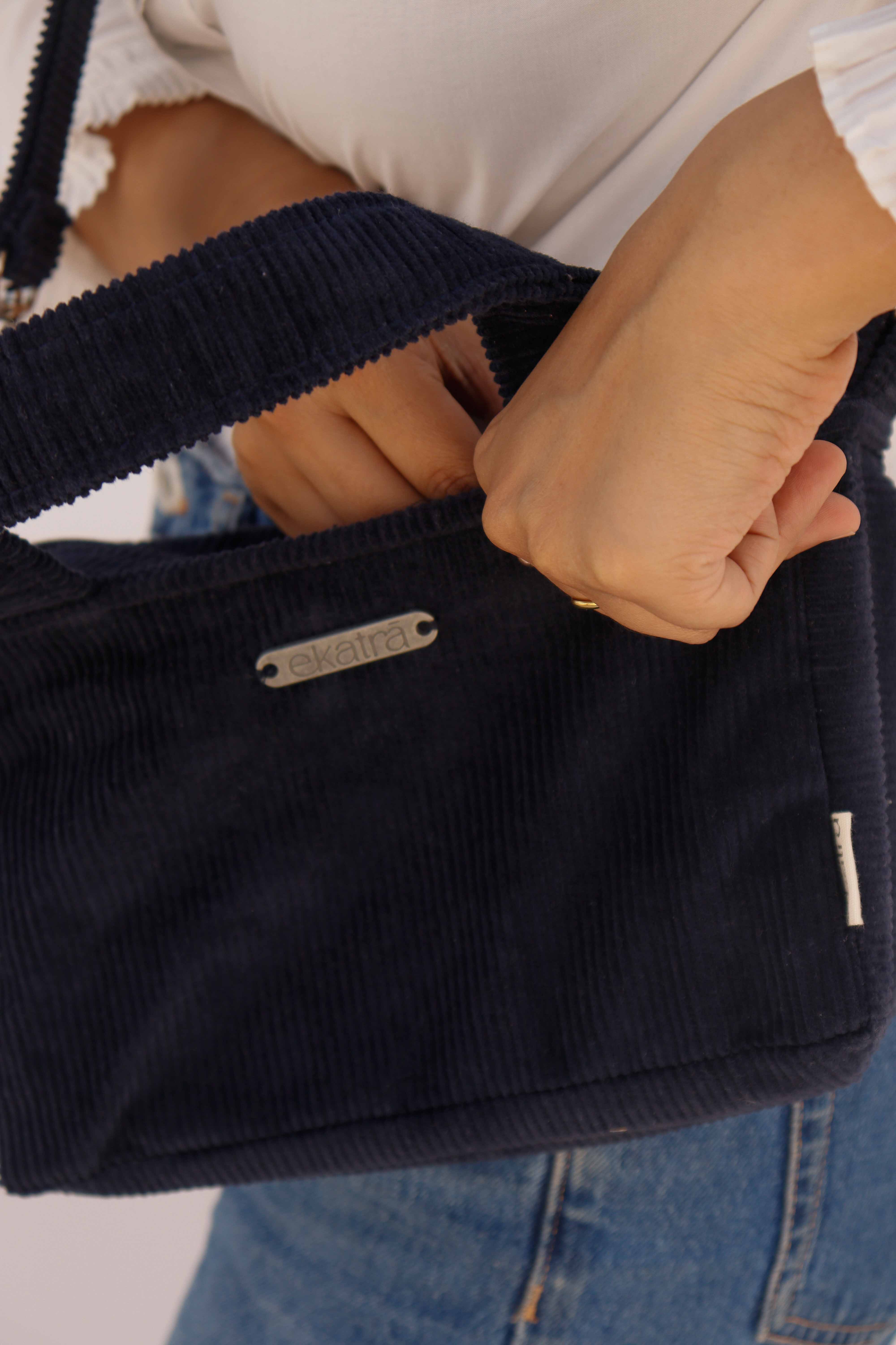 Corduroy Mini Tote