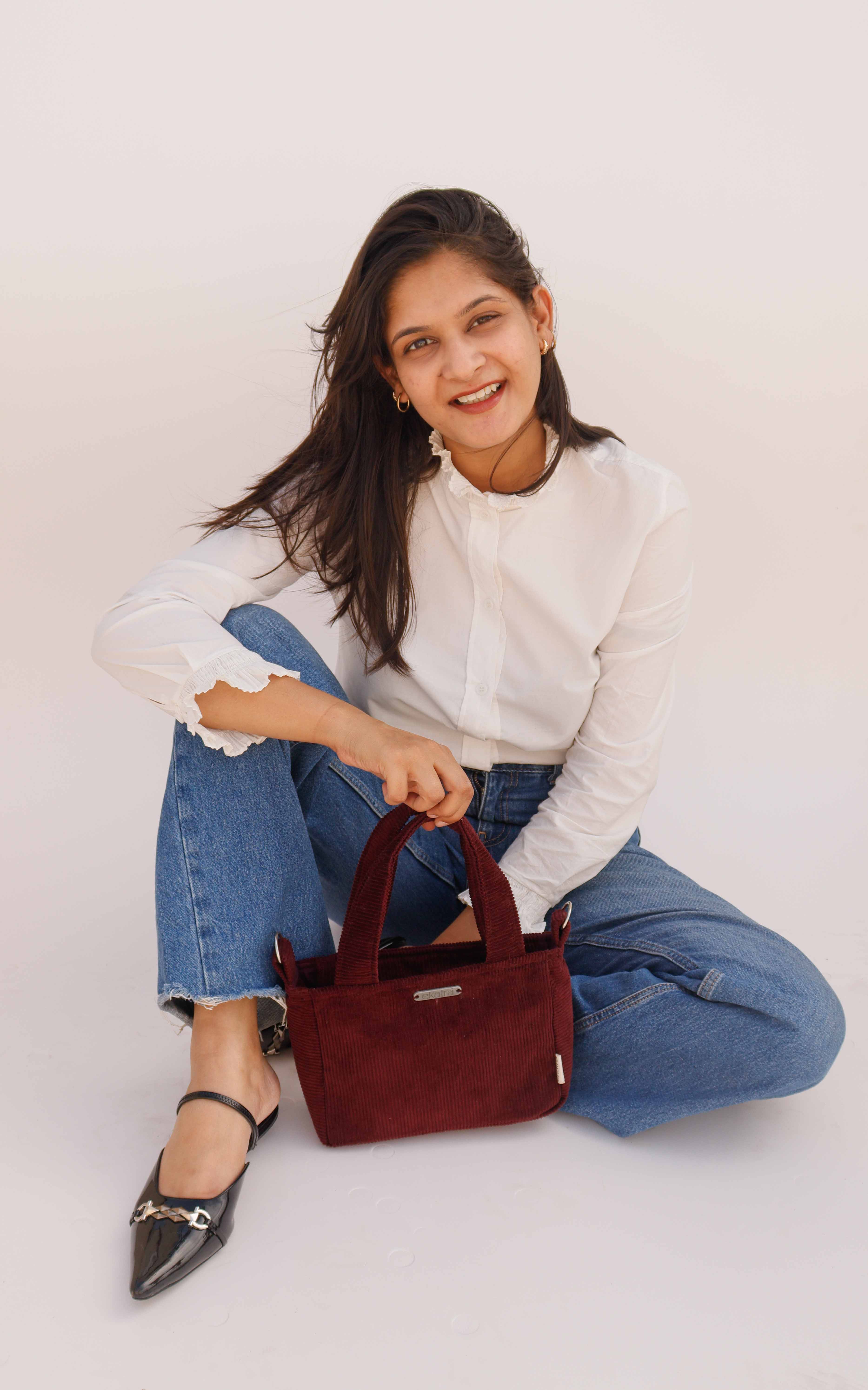 Corduroy Mini Tote