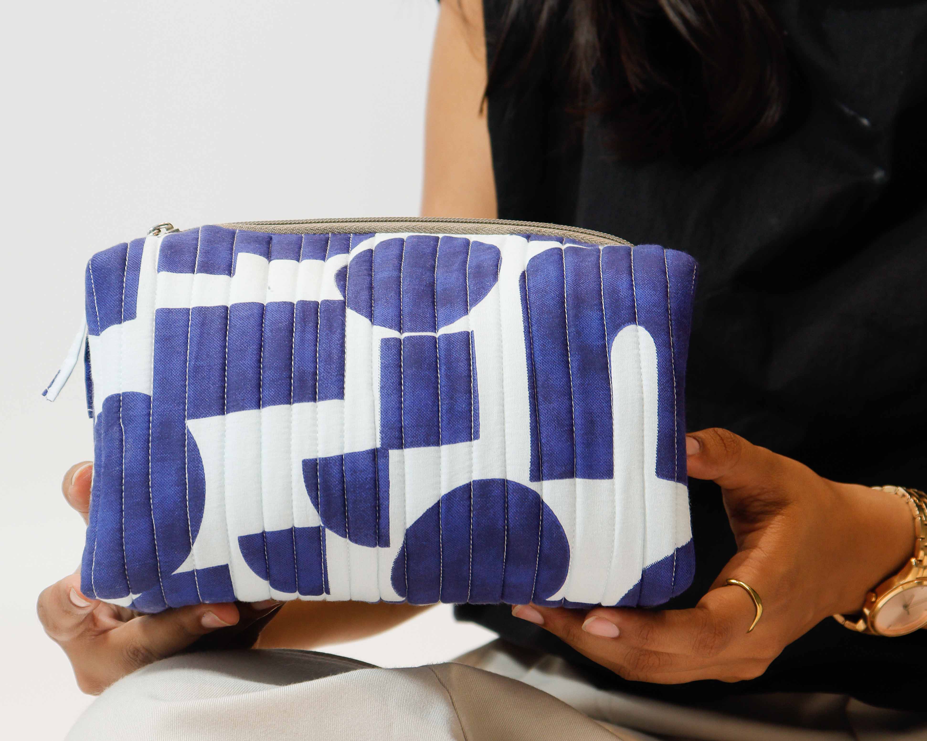 Abstract Puffy Pouch